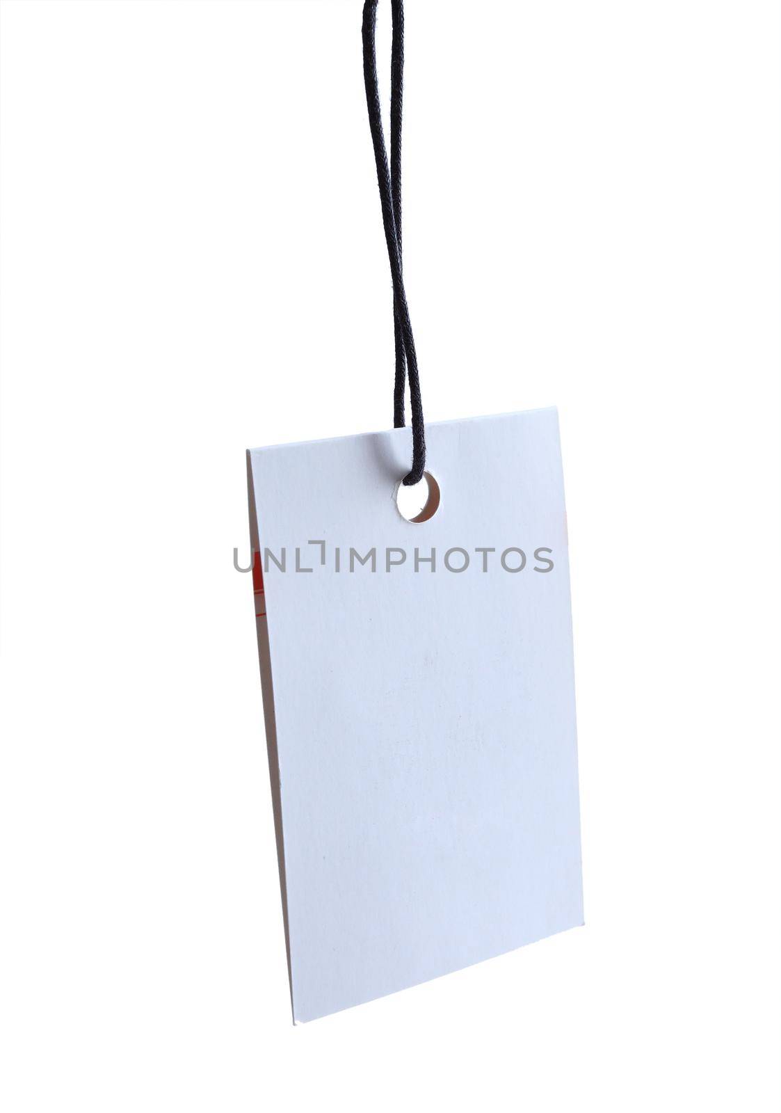 blank tag or label isolated by SmartPhotoLab