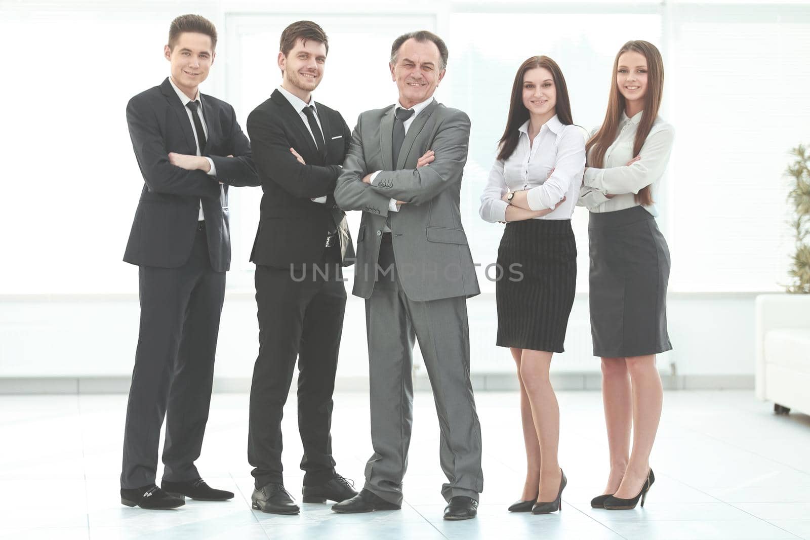 full growth.a group of successful business people by SmartPhotoLab