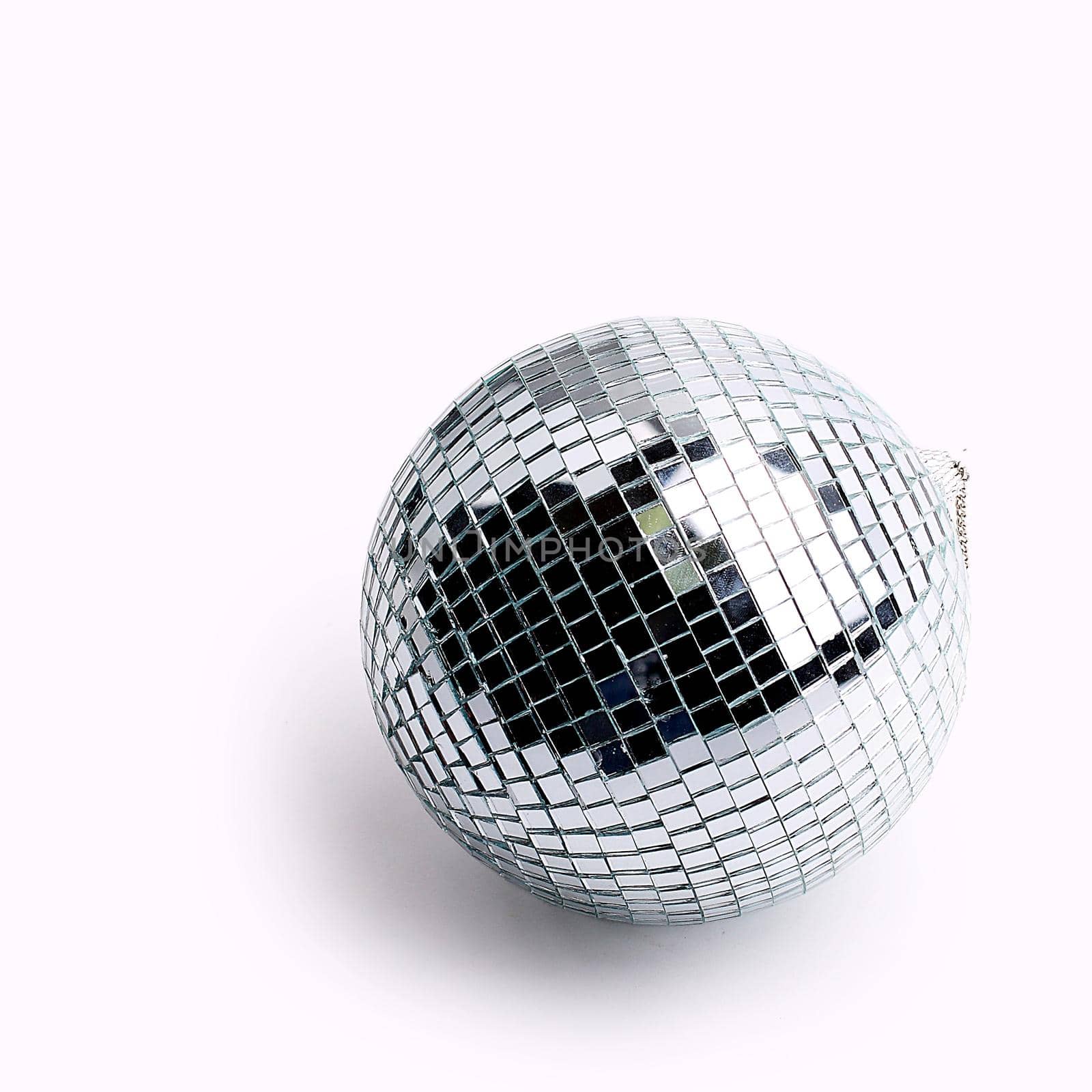 Shiny ball. Isolated on white background