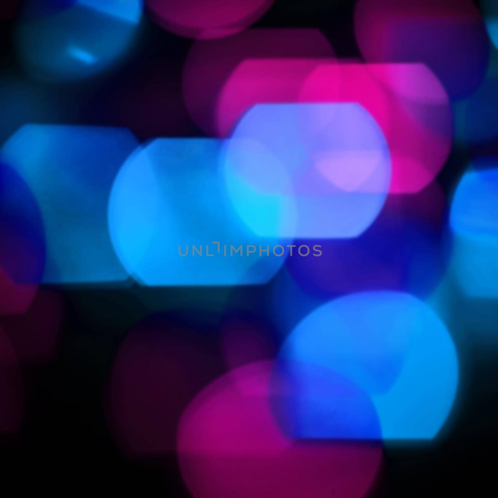 festive background.blurred colored lights on a black background by SmartPhotoLab