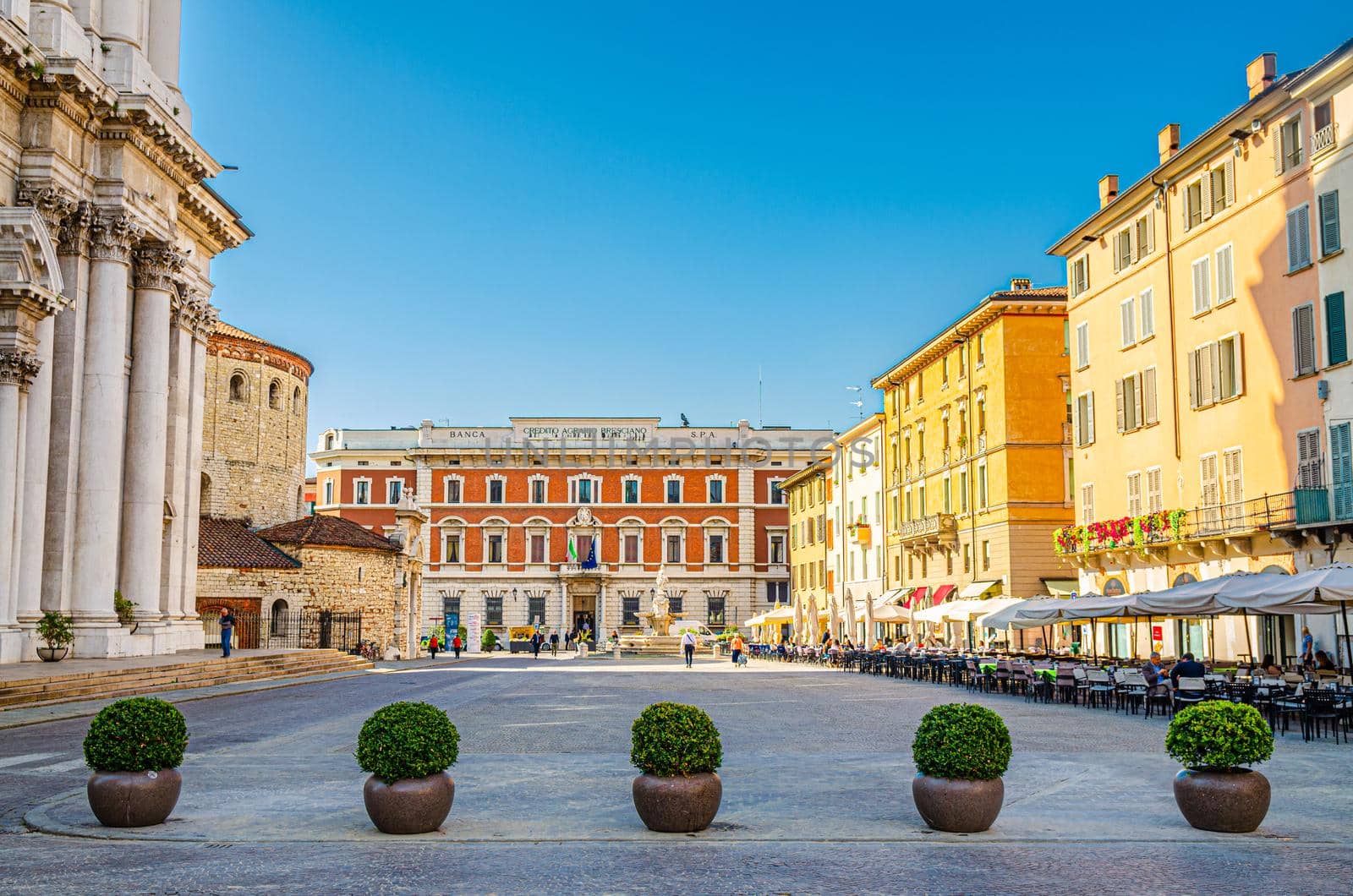 Piazza Paolo VI Square with Santa Maria Assunta New Cathedral by Aliaksandr_Antanovich