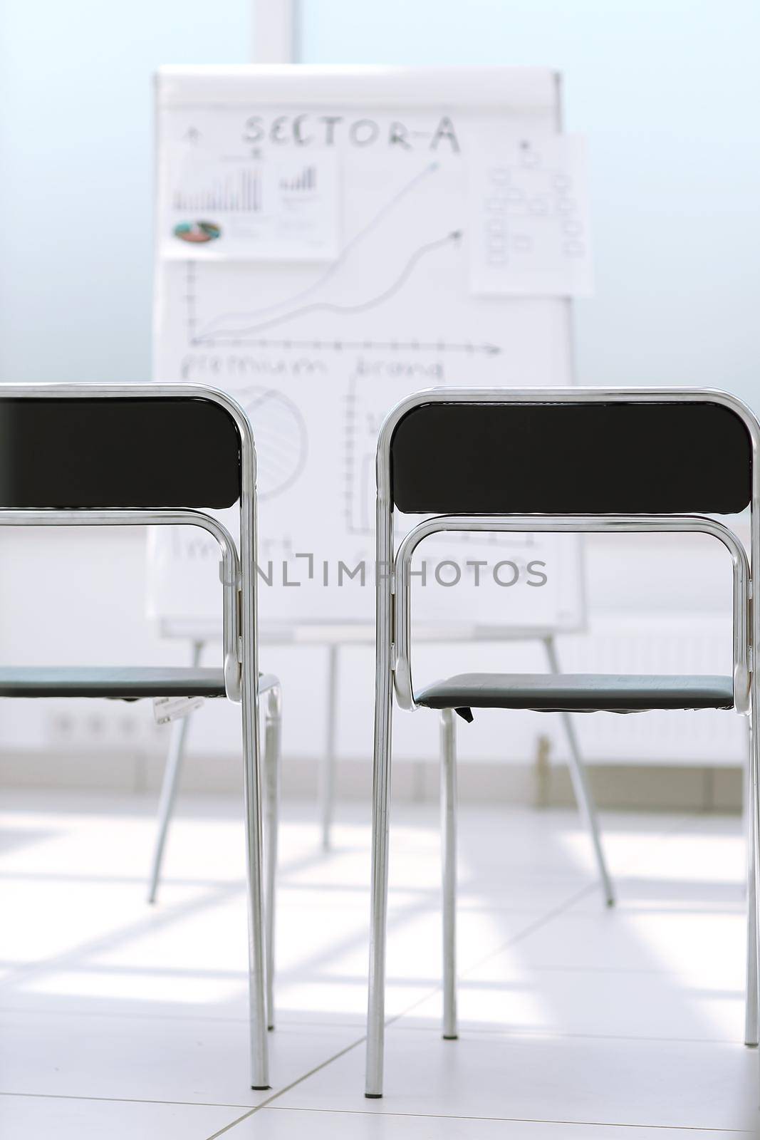 row of chairs in the conference room.photo with copy space