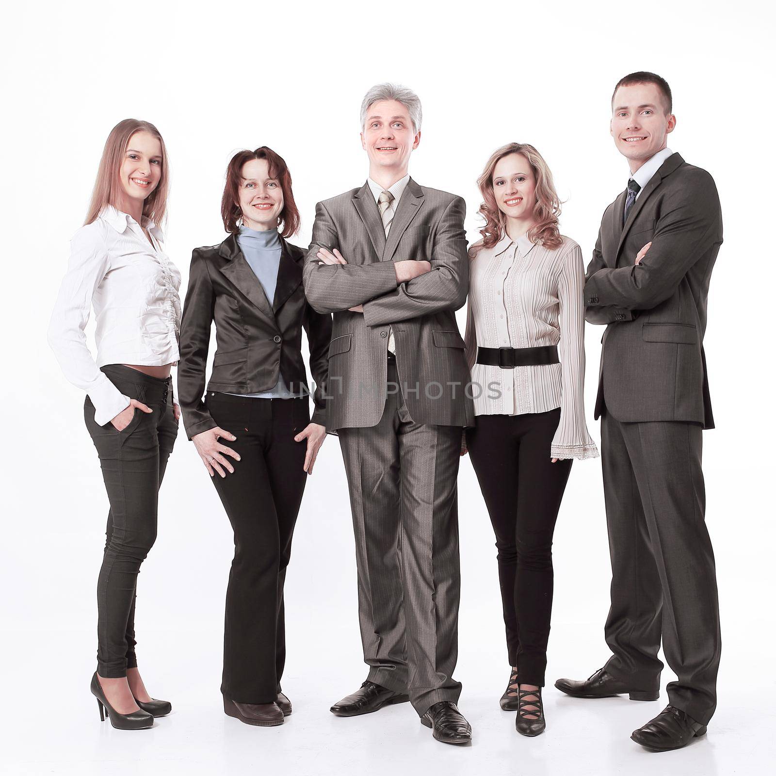 portrait of a successful professional business team. by SmartPhotoLab