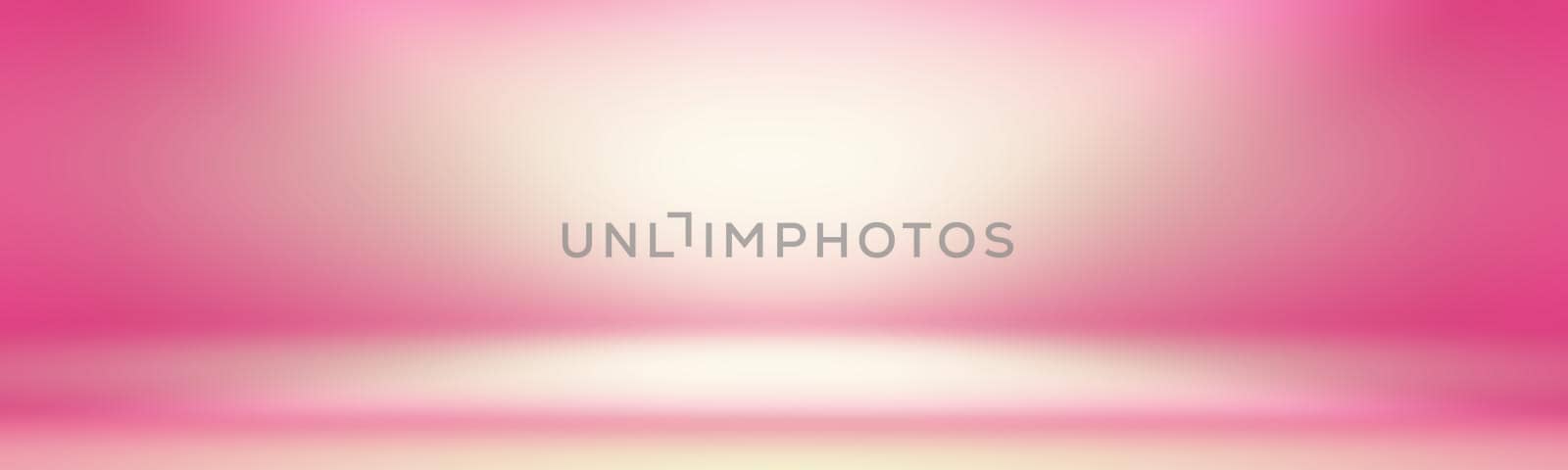 A soft vintage gradient blur background with a pastel colored well use as studio room, product presentation and banner.