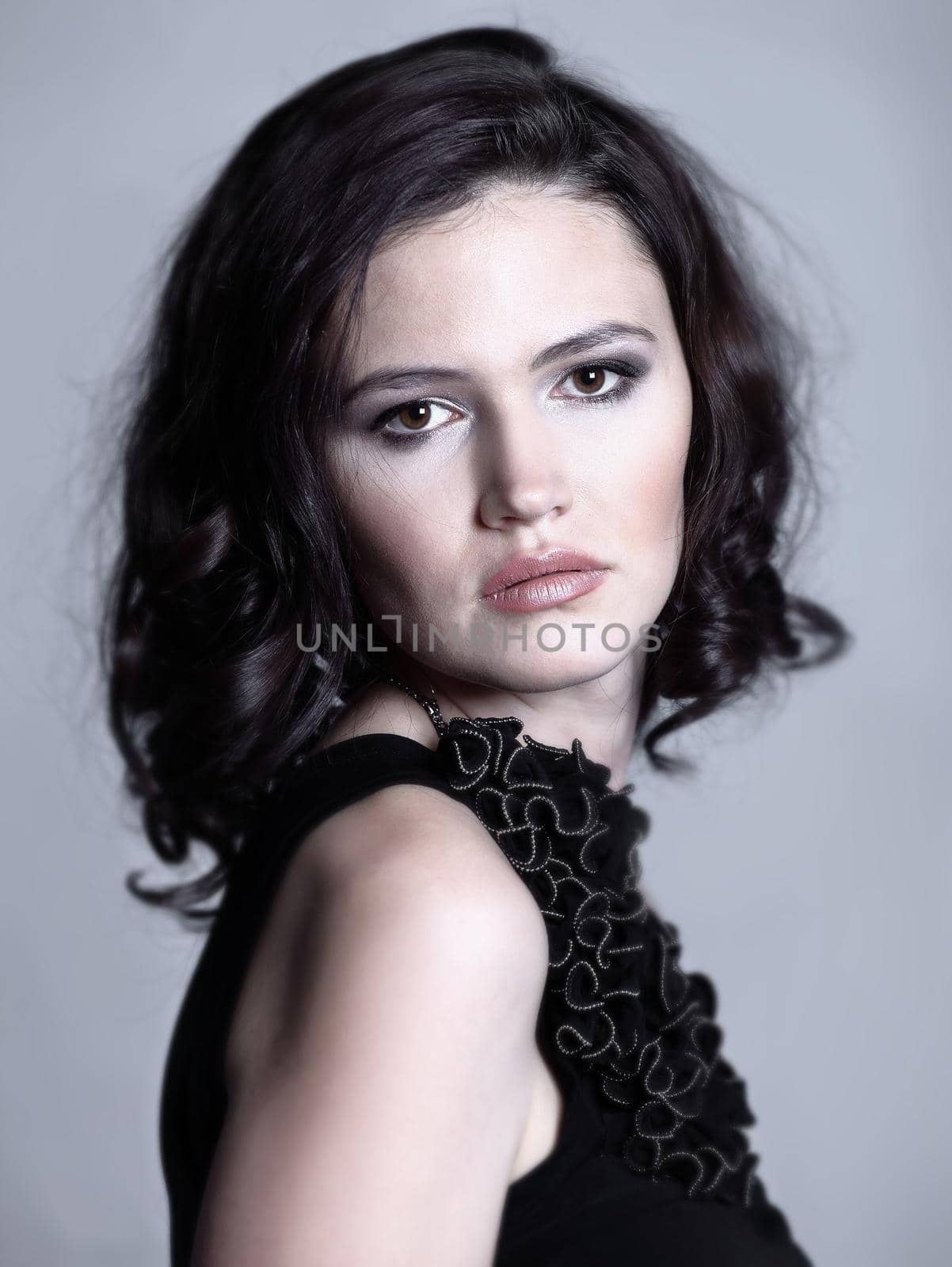 closeup.portrait of a modern young woman by SmartPhotoLab