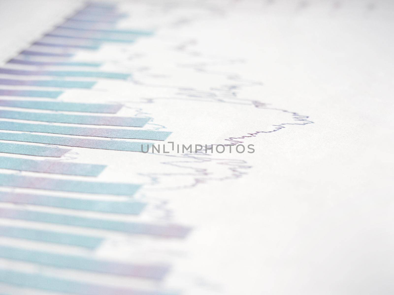 Concept image of data collection and statistical work:the business graph by SmartPhotoLab