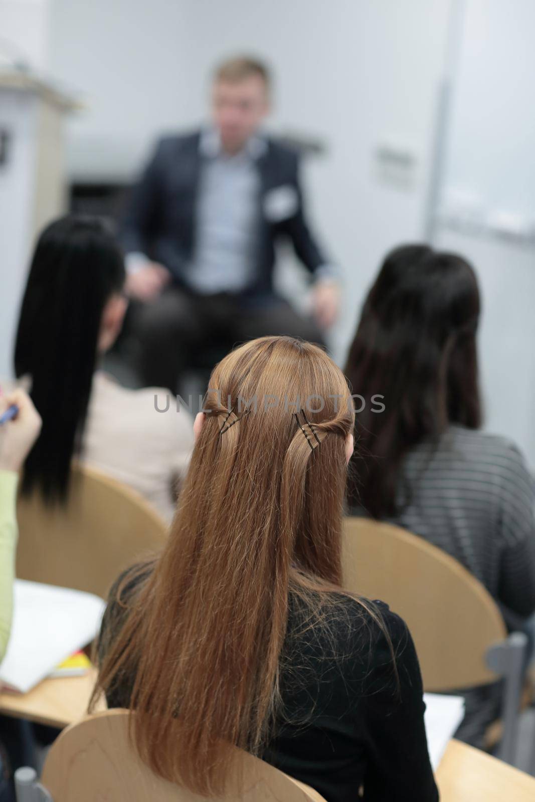 rear view.business colleagues in the conference room by SmartPhotoLab