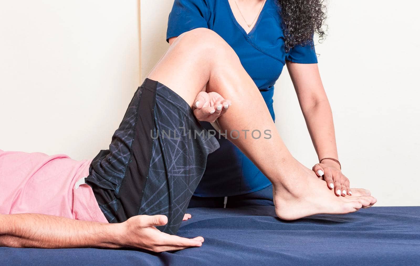 Modern rehabilitation physiotherapy, Physiotherapy treatment concept, Knee injury Physiotherapy