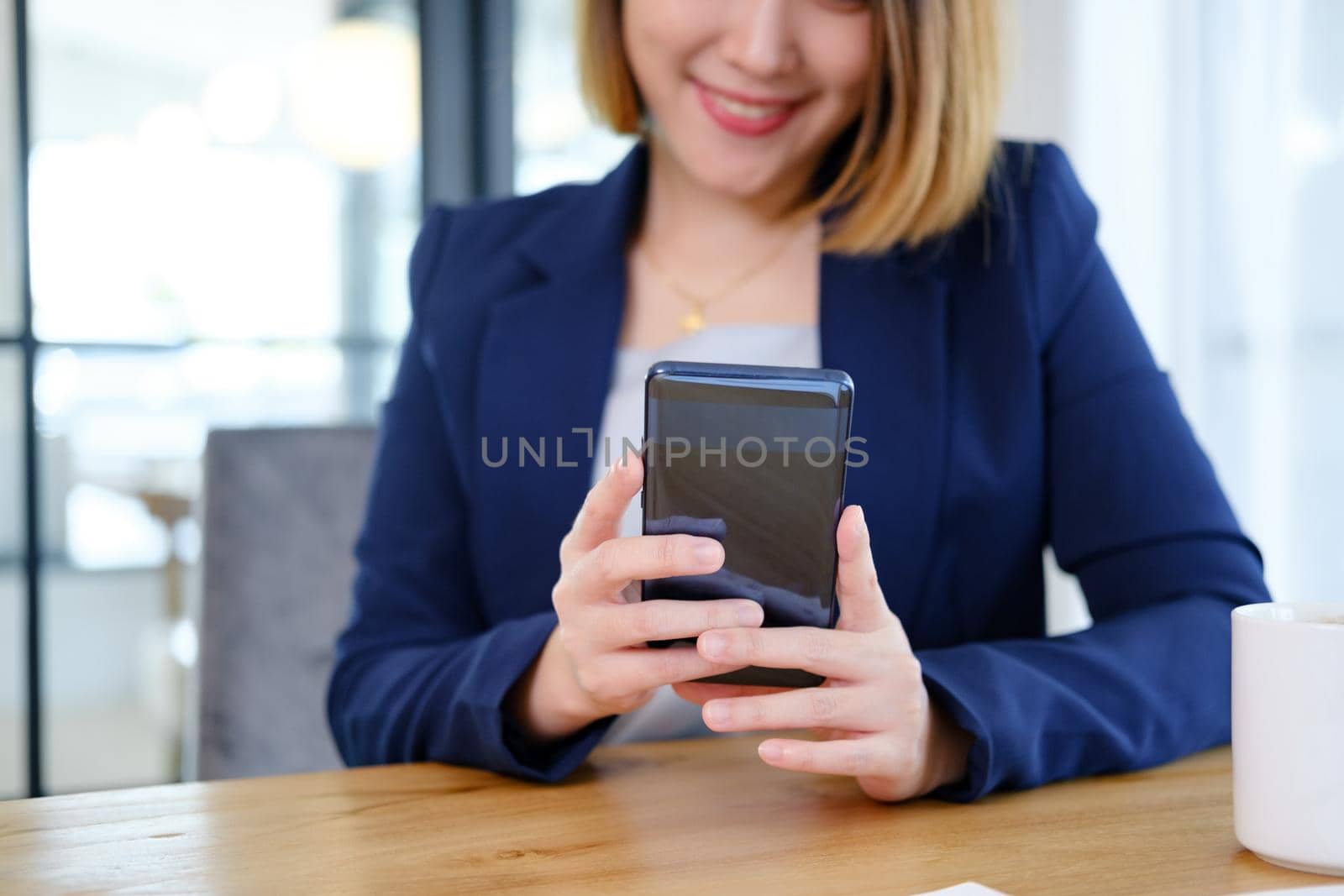 Young woman using a mobile phone