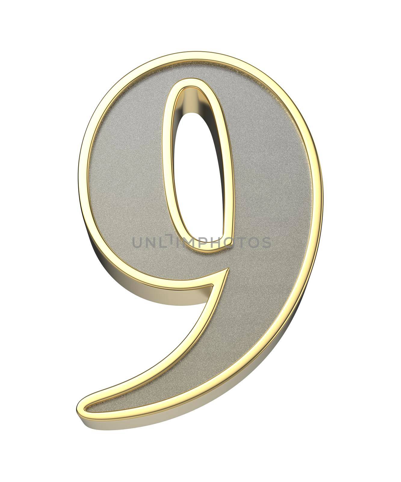 Golden number 9 by magraphics