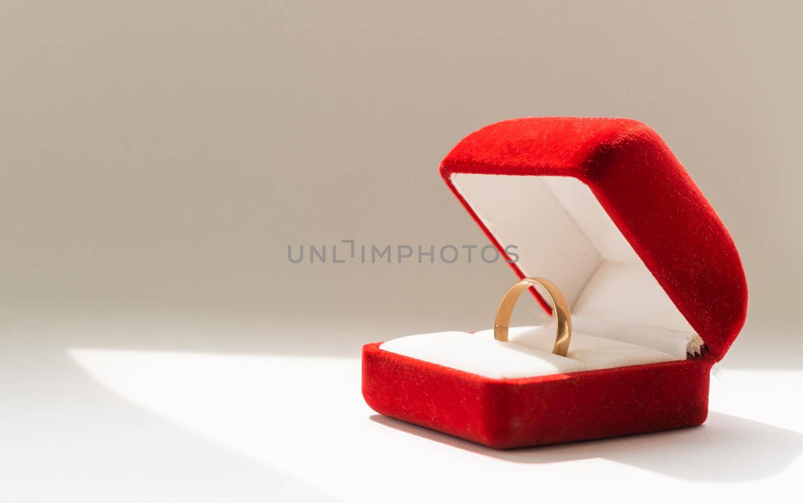 wedding ring in a red box by Andelov13
