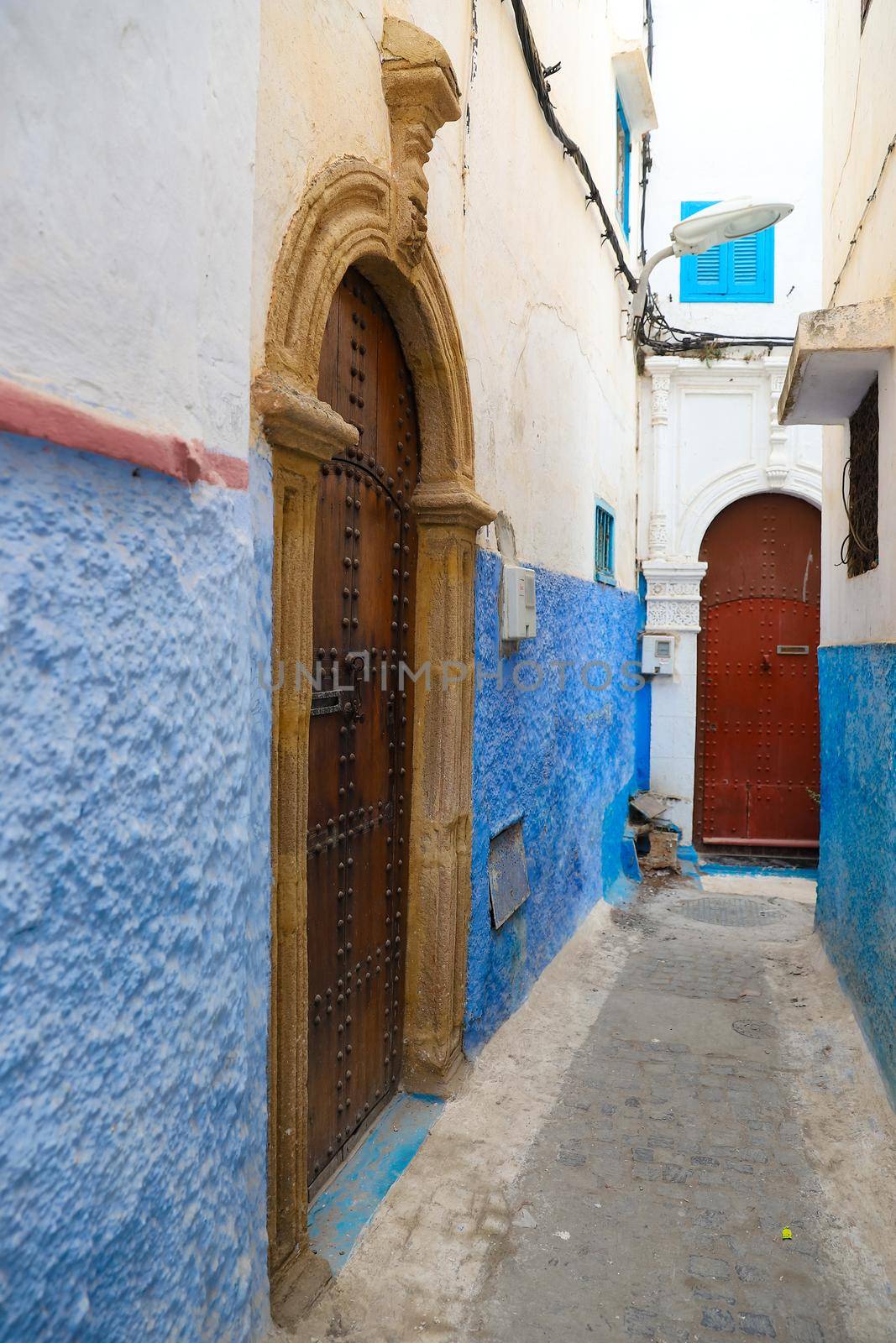 Street in Kasbah of the Udayas in Rabat City, Morocco