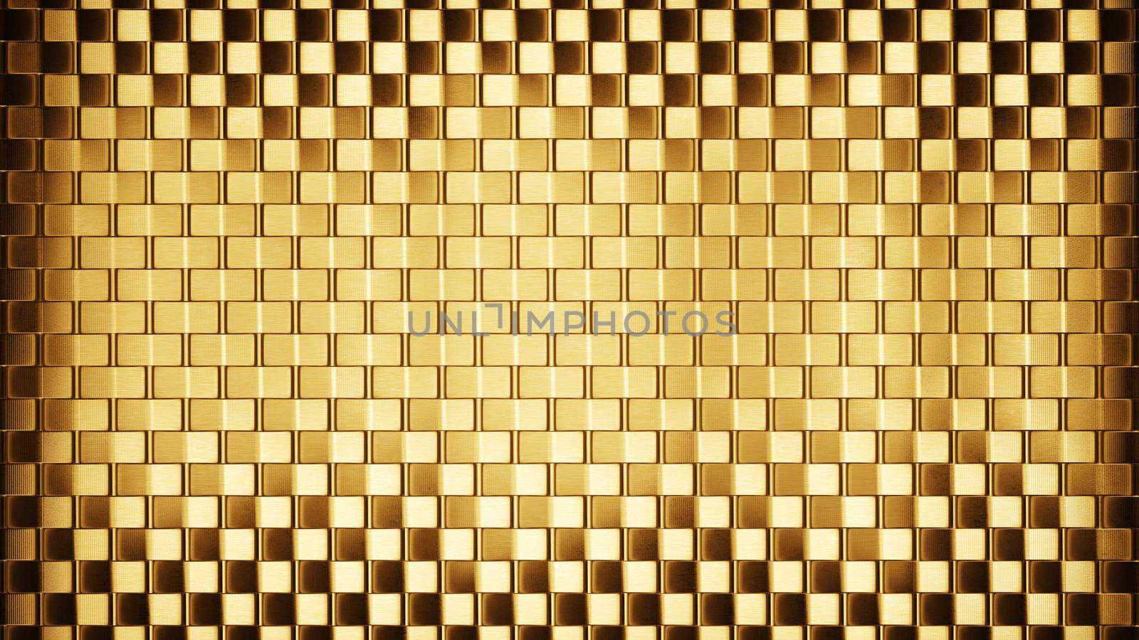 Carbon Fiber texture background. Golden background. 3d rendering