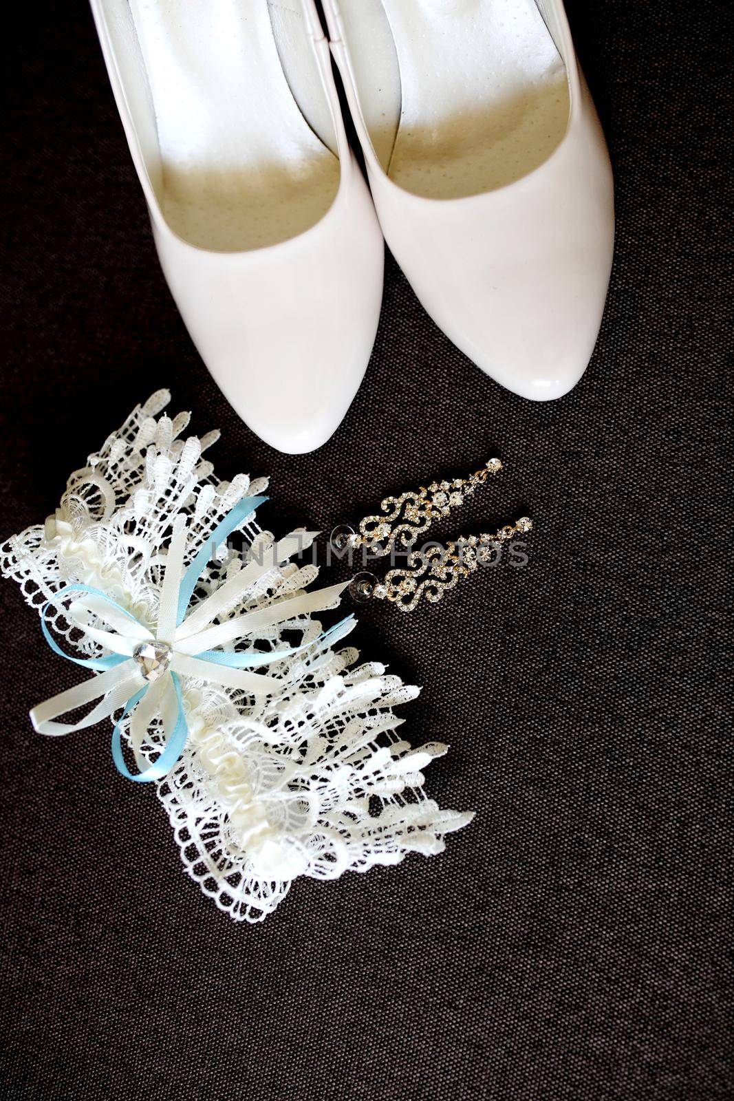 Beautiful wedding shoes. Wedding .Happy day bride accesories