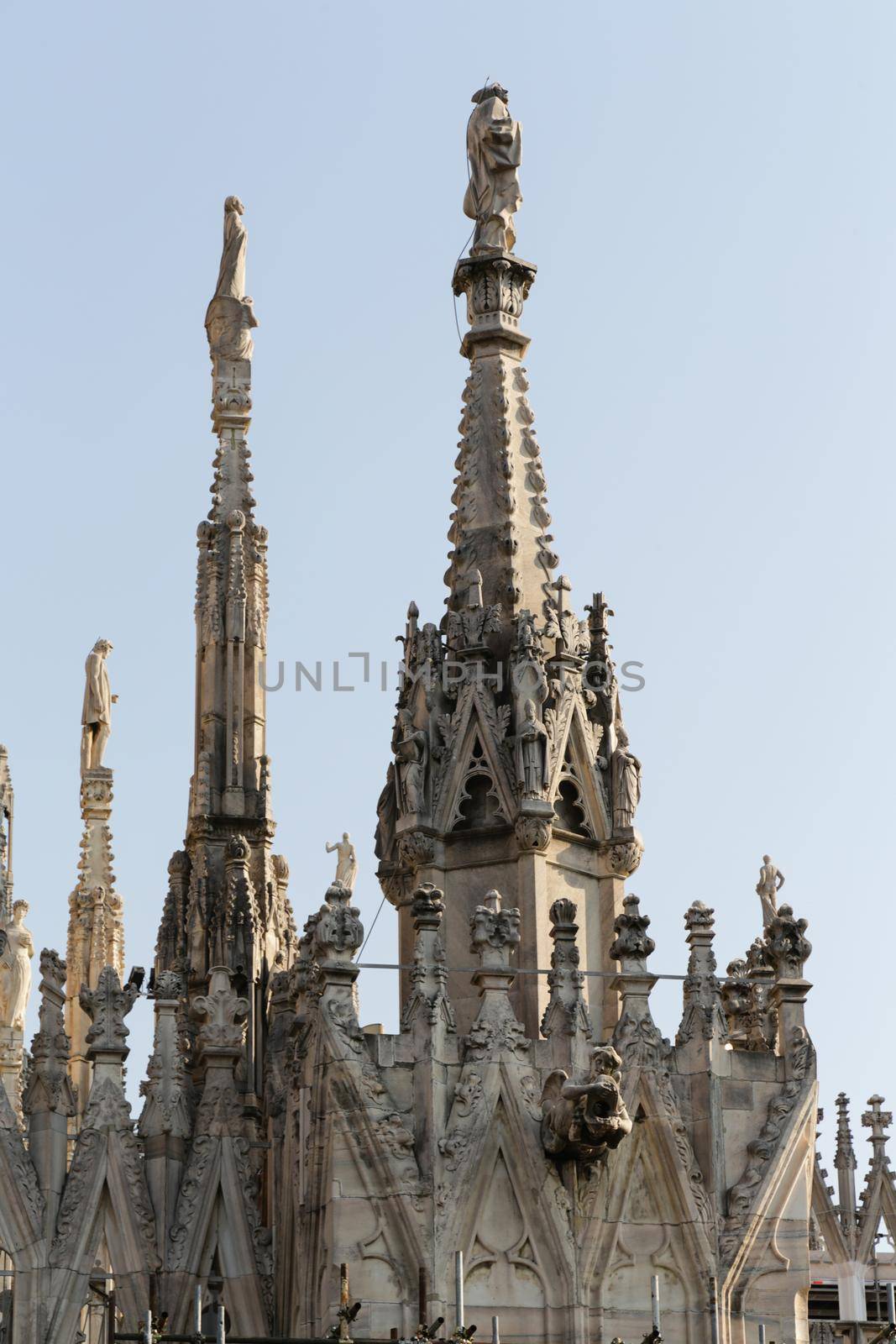 The Milan Cathedral or Duomo di Milano is the gothic cathedral church of Milan