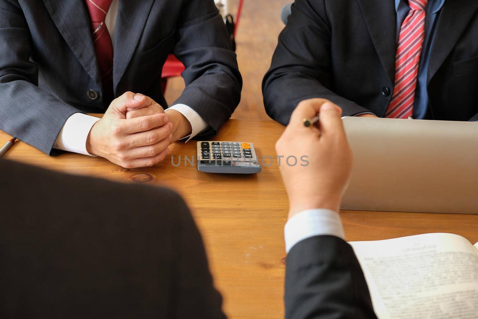 business adviser discussing idea. professional investor have a meeting. businessman working on new startup project with co-worker team.