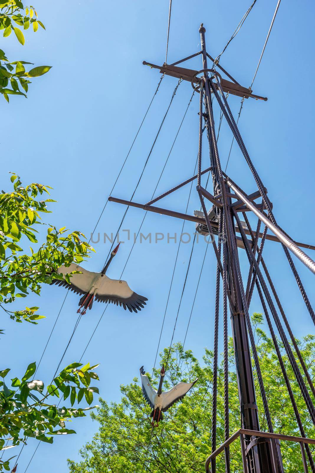 Art objects in the Liberty park of Odessa, Ukraine by Multipedia