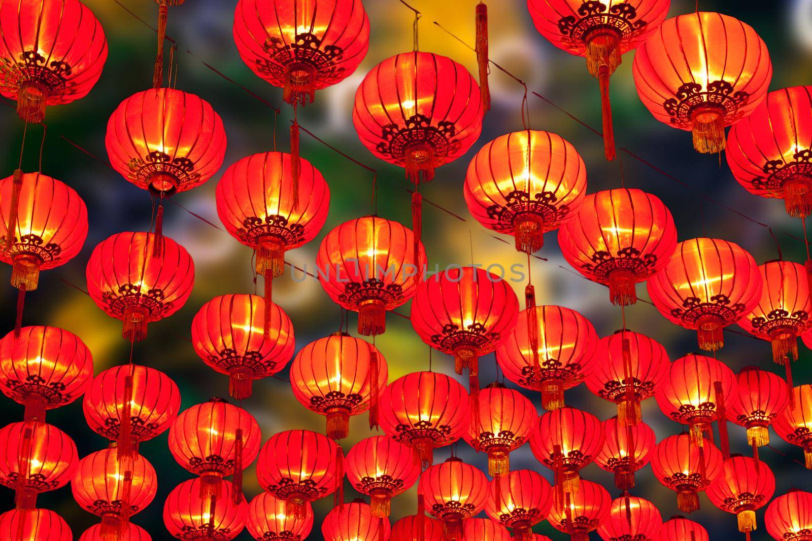 Chinese lanterns in Chinatown.