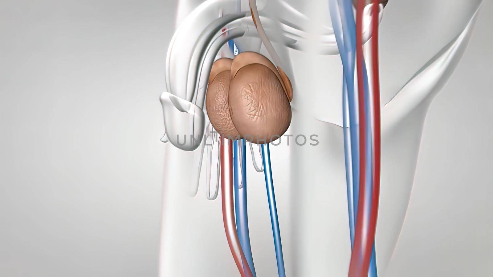 The male reproductive system. Anatomy of the Male Reproductive System by creativepic