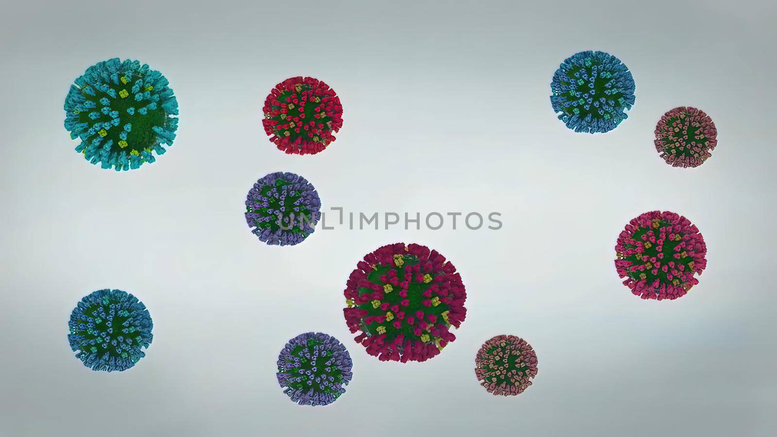 A virus, the appearance of a small collection of genetic code by creativepic