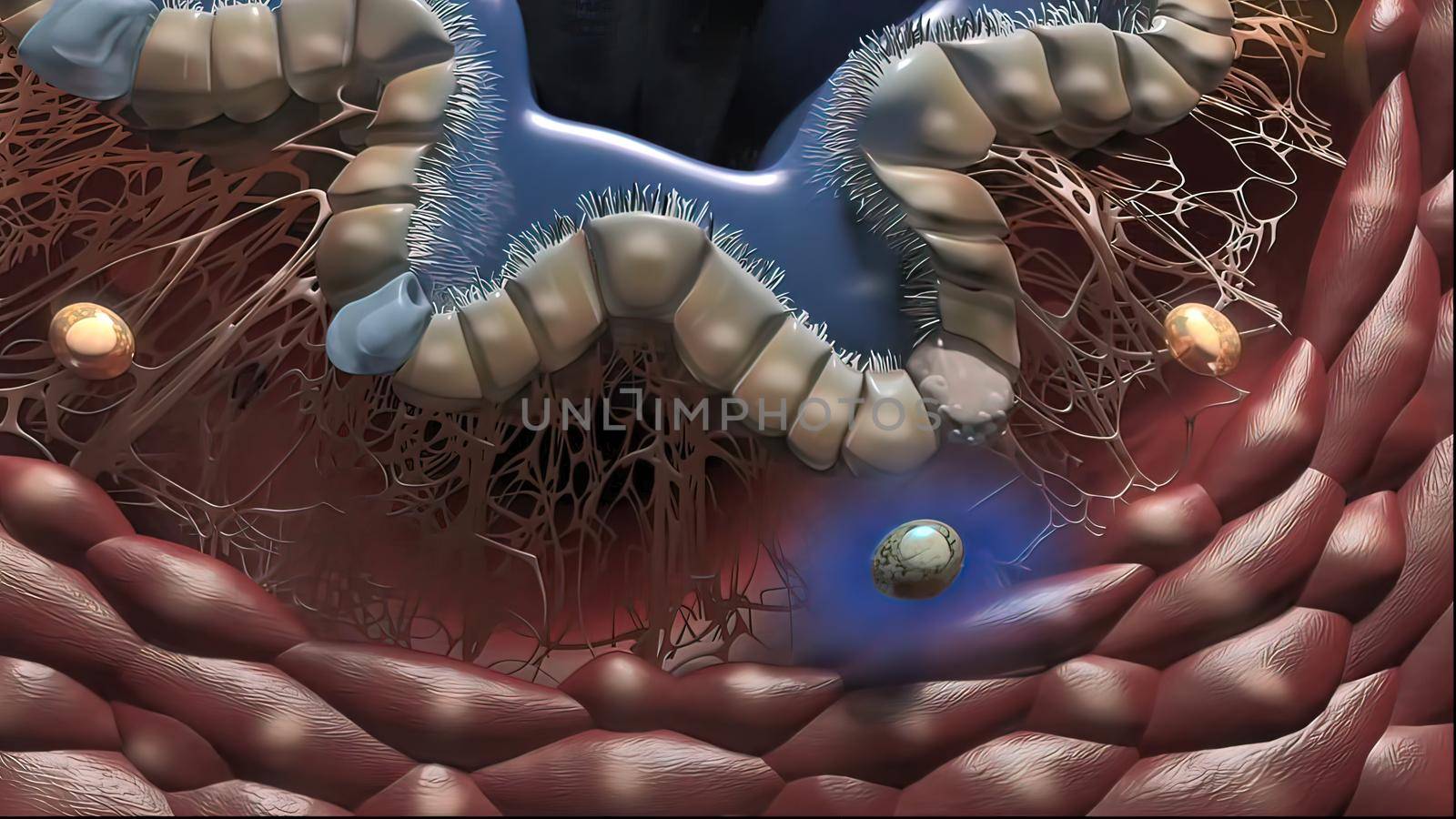 Lung Immunity and Inflammation3D illustration