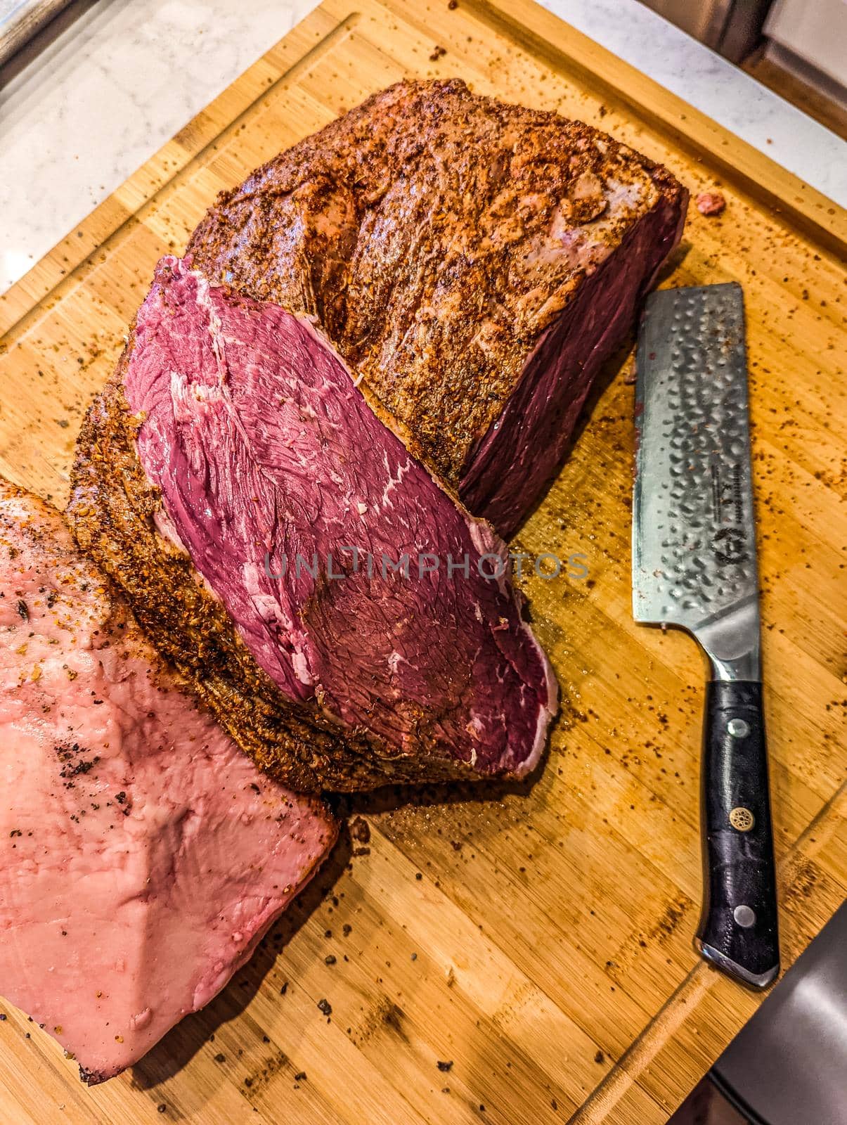 fresh prime ribeye and beef loin for a meal by digidreamgrafix