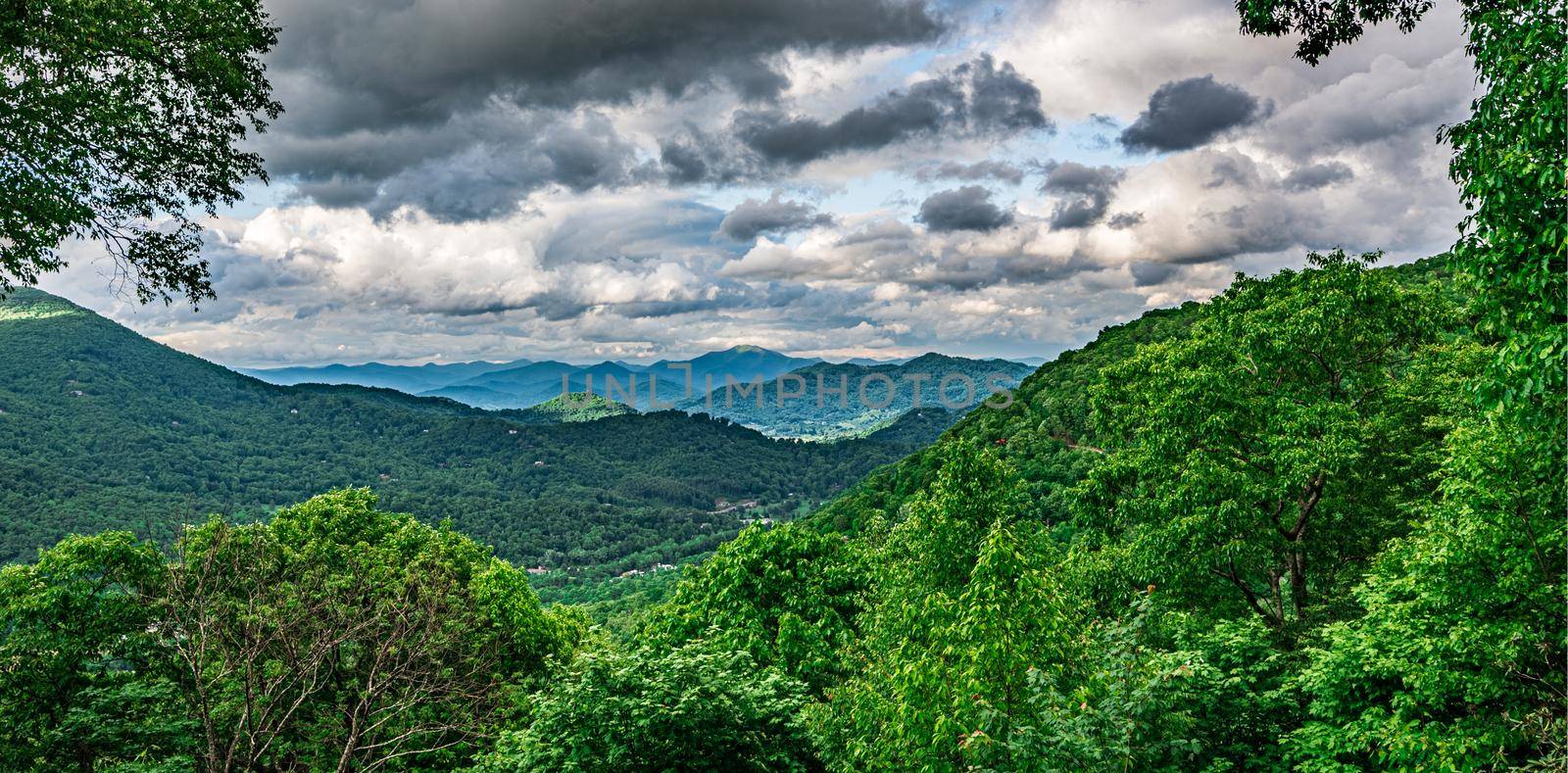 aerial nature scenery in maggie valley north carolina by digidreamgrafix