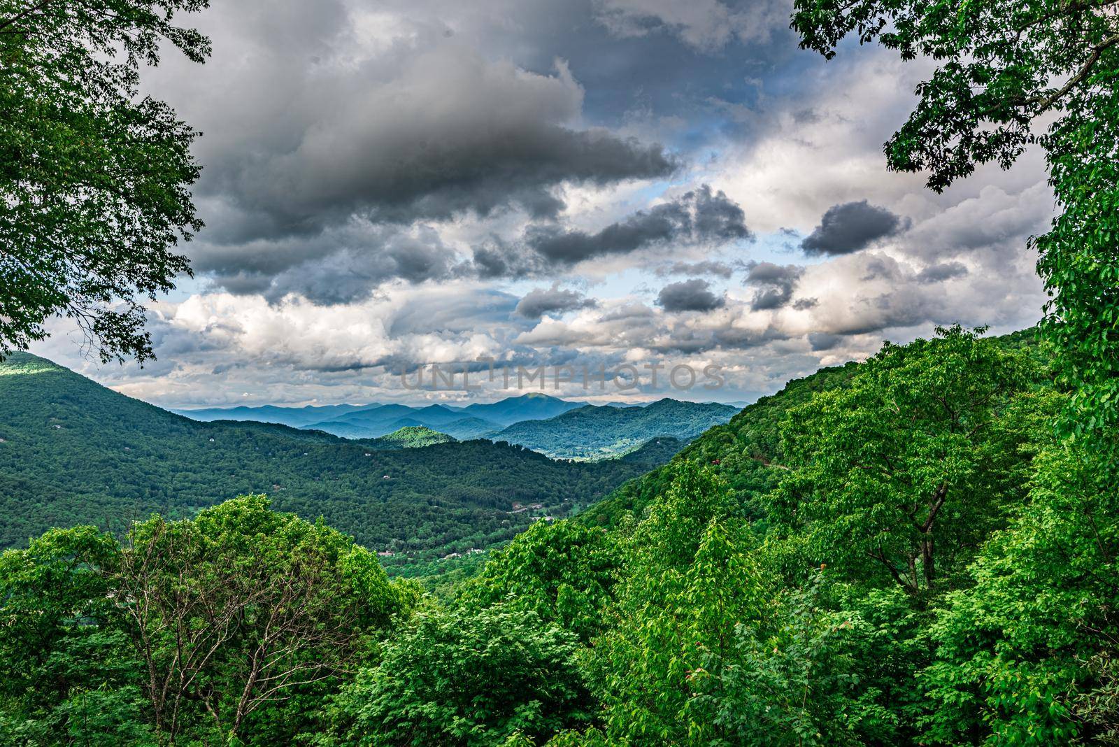 aerial nature scenery in maggie valley north carolina by digidreamgrafix