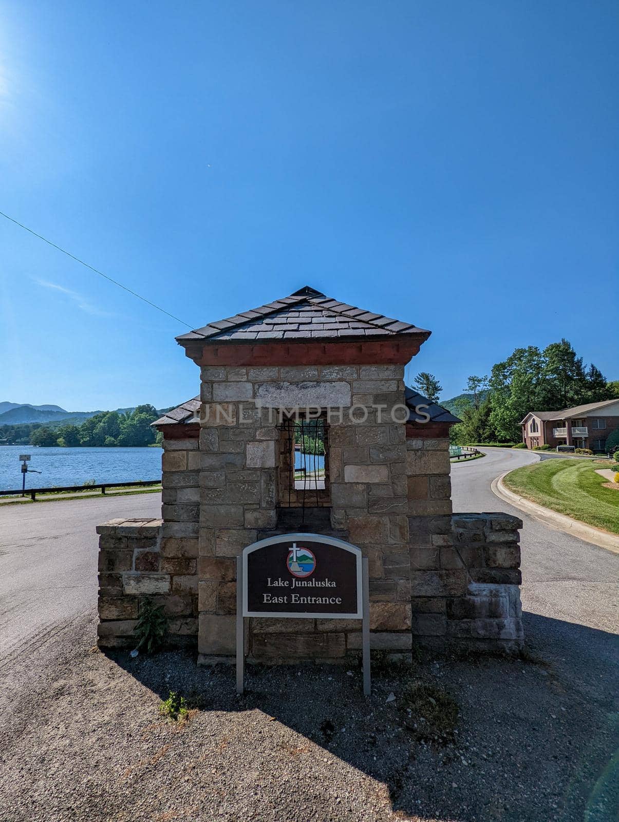 Lake junaluska in north carolina near maggie valley