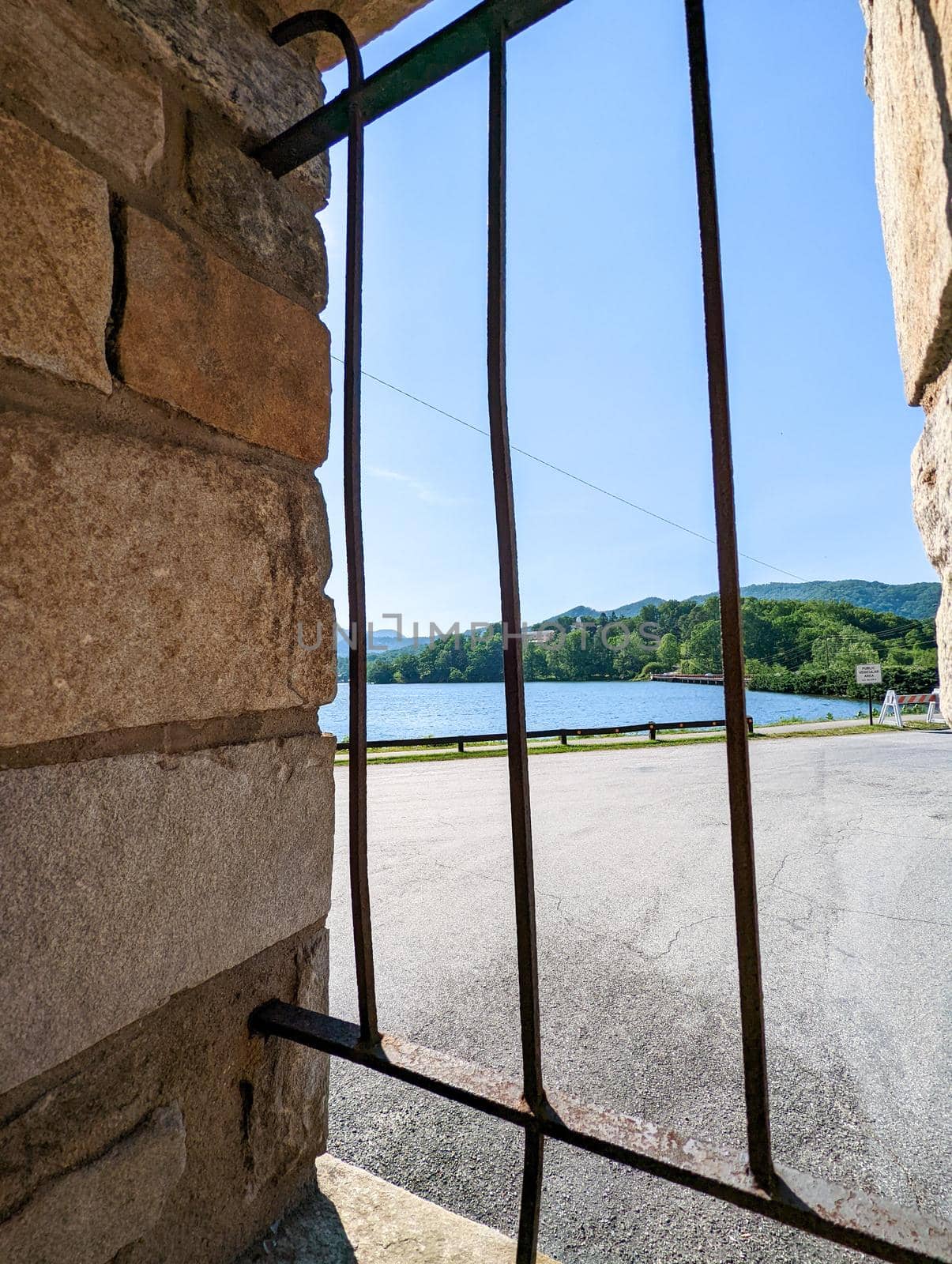 Lake junaluska in north carolina near maggie valley