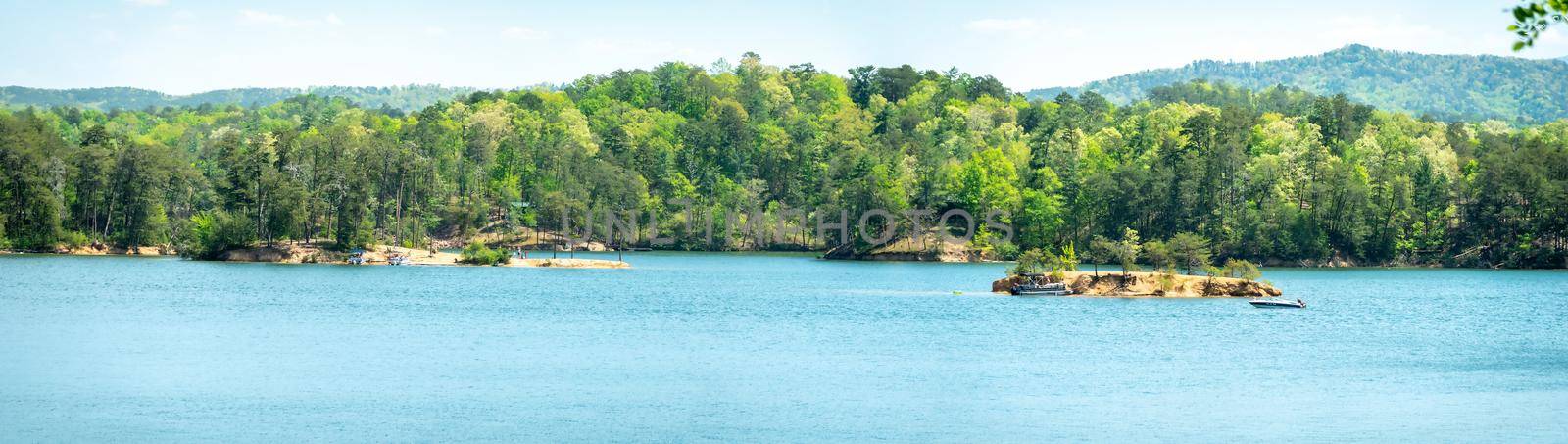 water scenes on lake ocoee north carolina by digidreamgrafix
