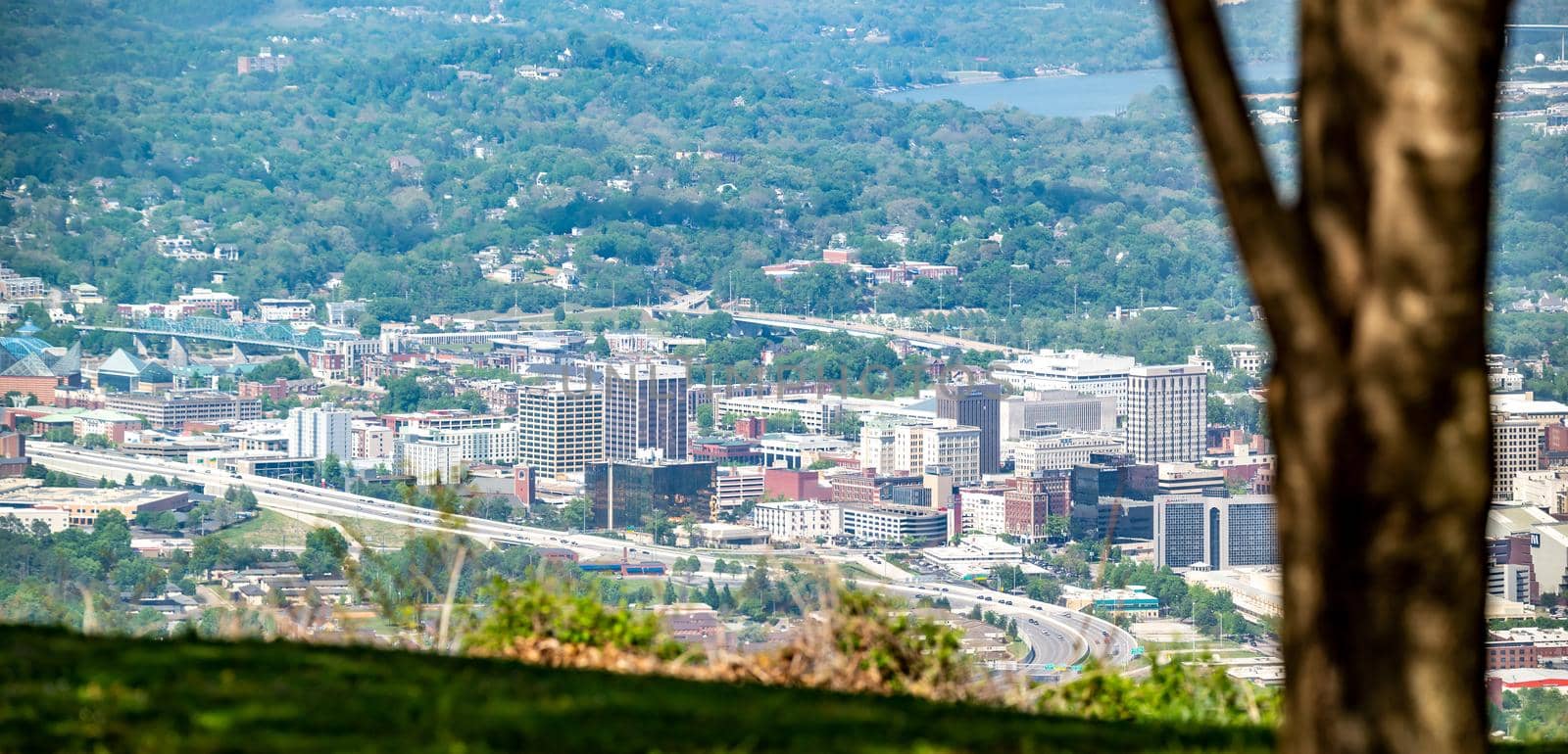 Chattanooga, Tennessee, USA views from Lookout mountain