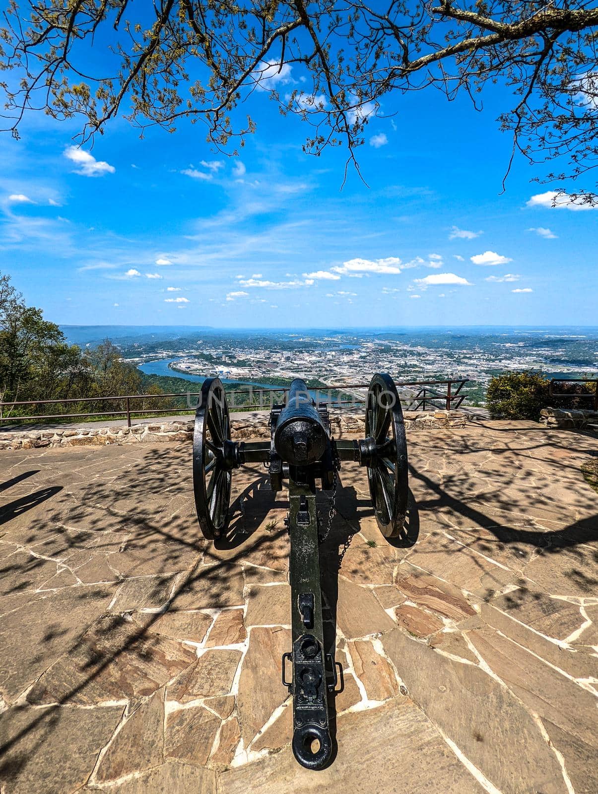 Chattanooga, Tennessee, USA views from Lookout mountain by digidreamgrafix