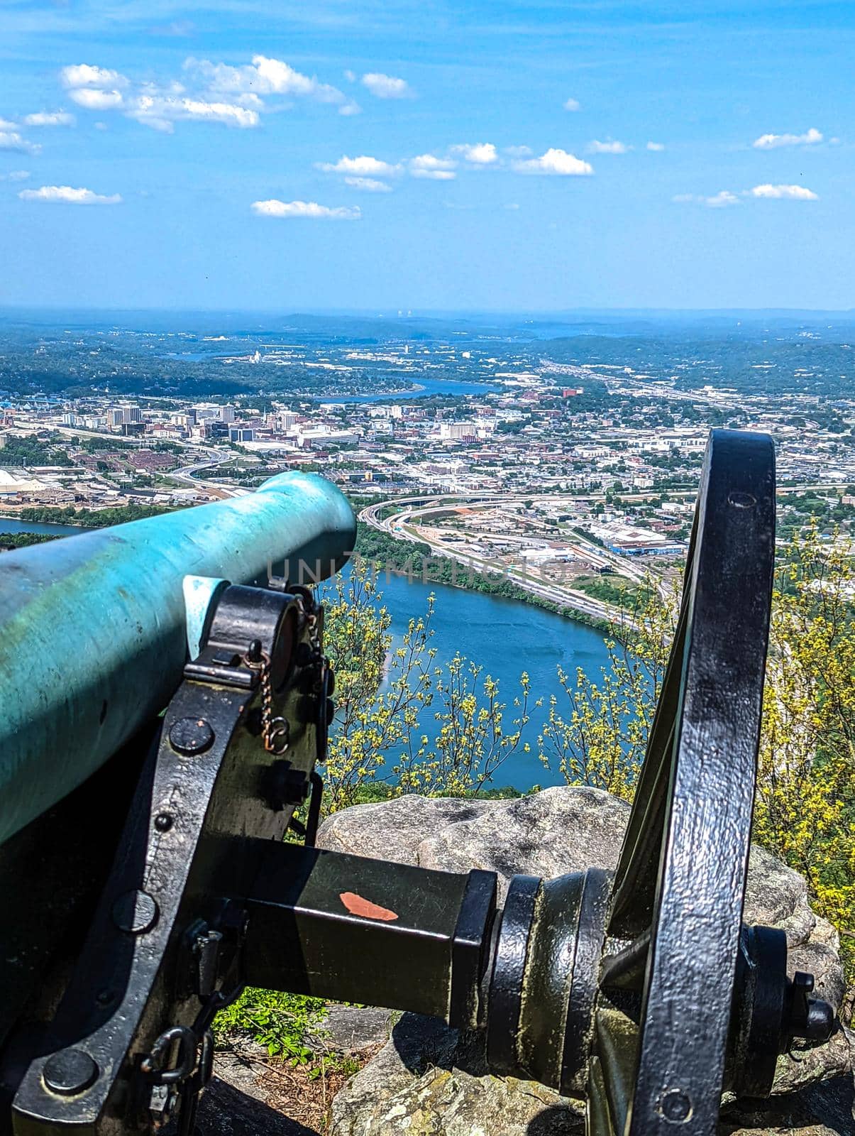 Chattanooga, Tennessee, USA views from Lookout mountain by digidreamgrafix