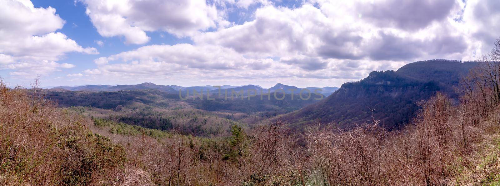 Nantahala national forest scenic mountain ovelook in north carolina by digidreamgrafix