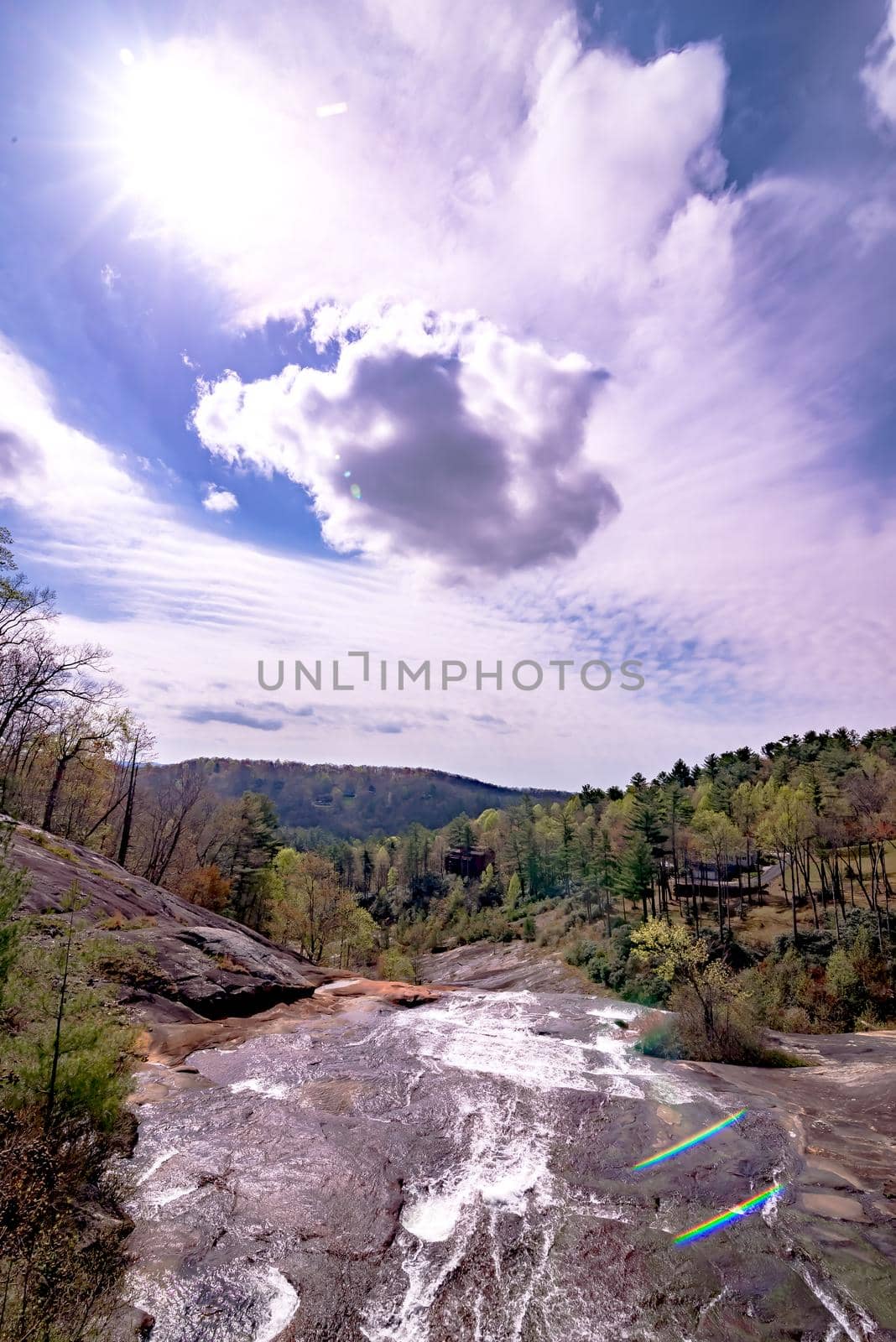 beautiful nature scenes at toxaway falls in north carolina by digidreamgrafix