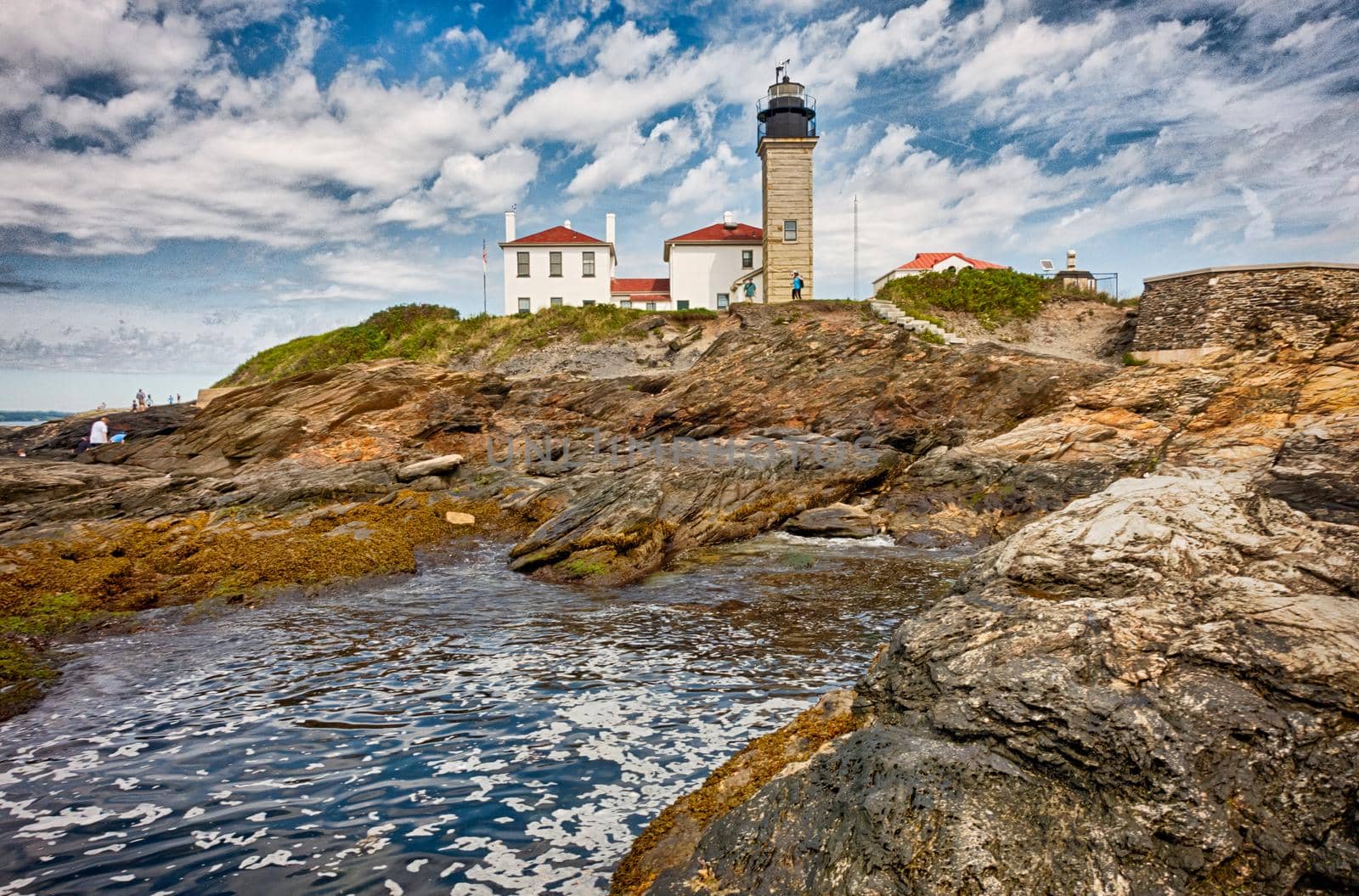 Beavertail Lighthouse Conacicut Island Jamestown, Rhode Island