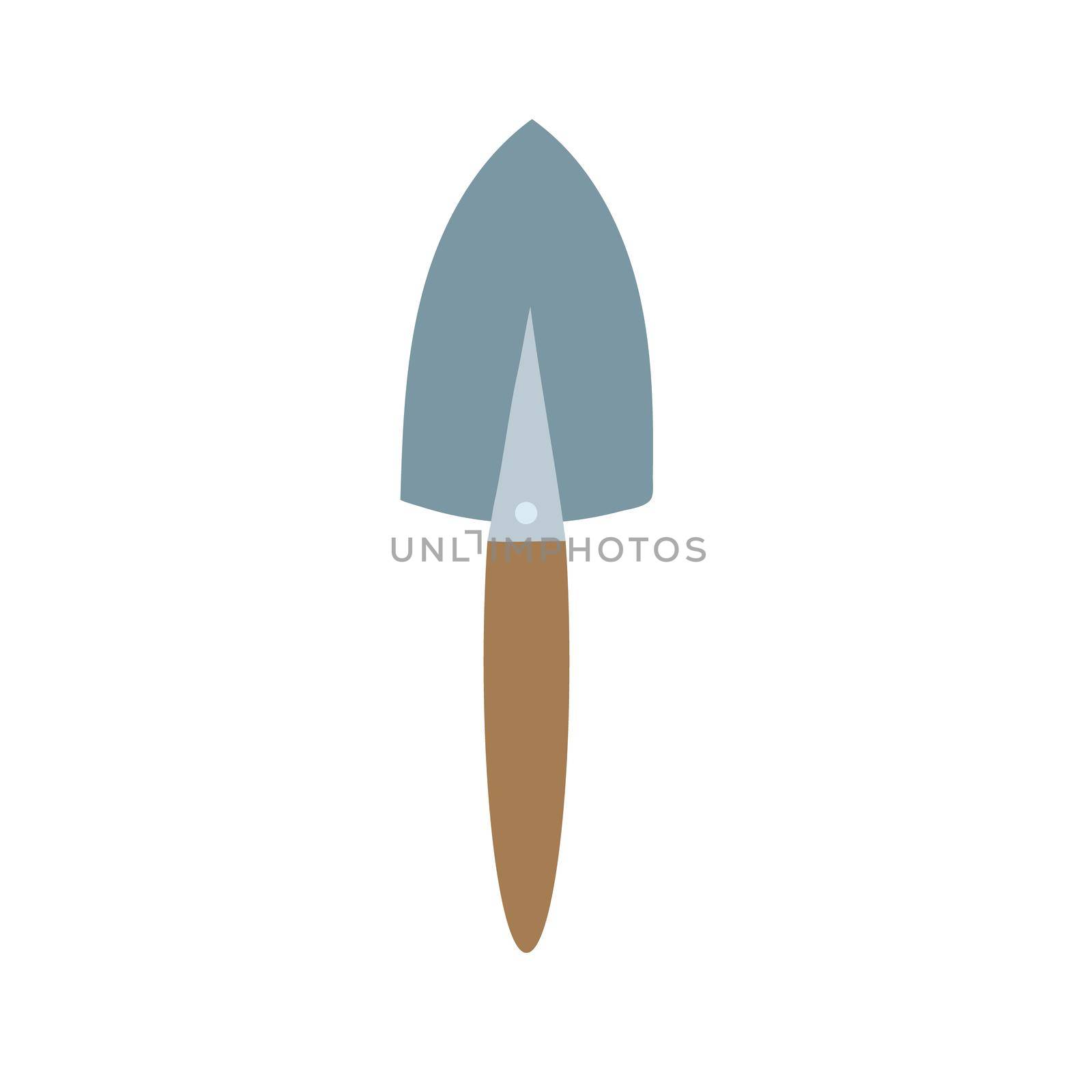 Garden tool vector illustration on white background. Equipment for gardening - simple hand drawn style