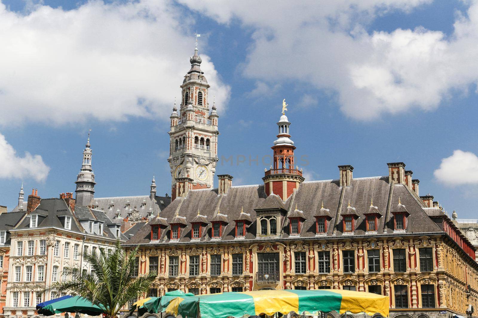 The Grand Place of Lille in France