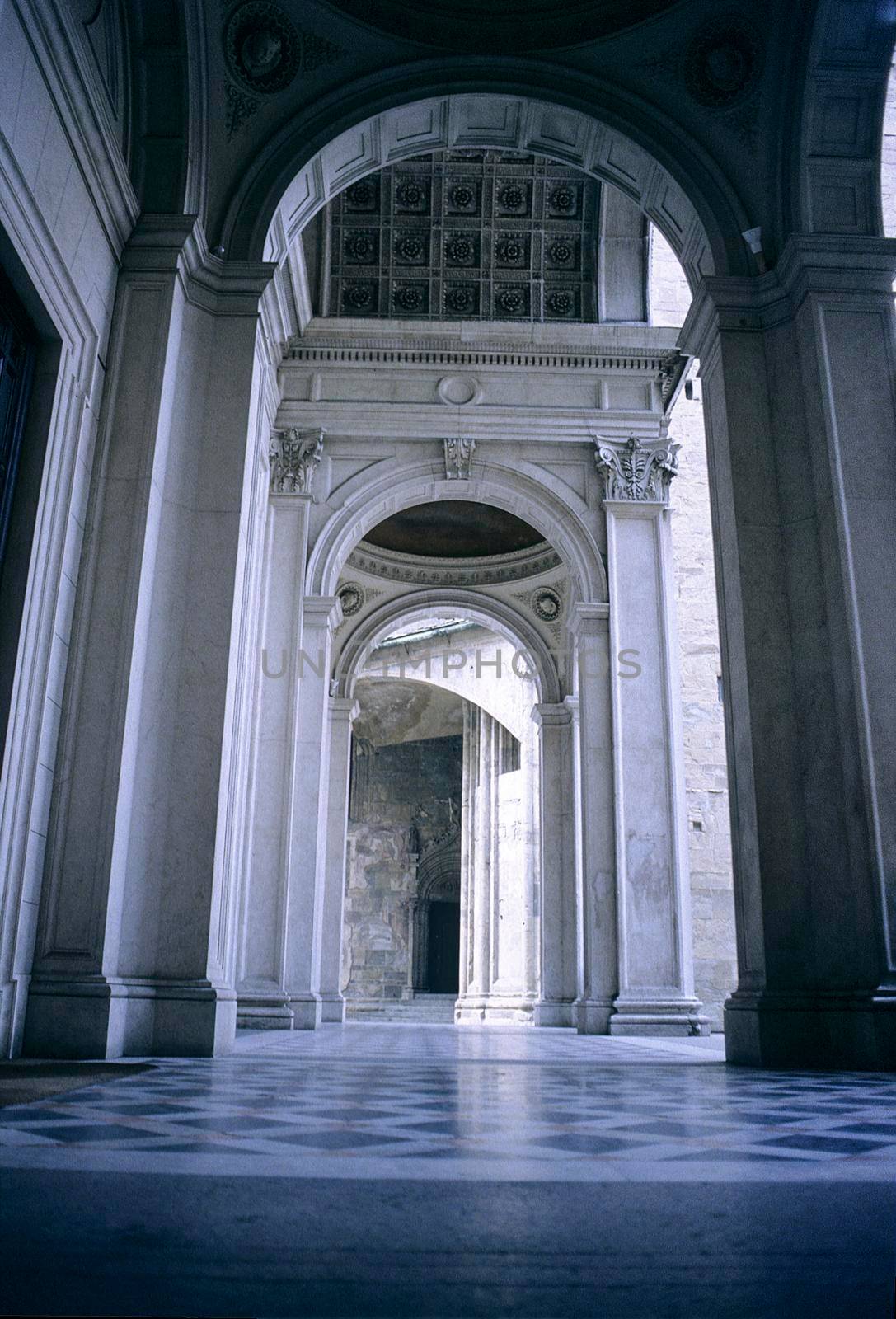 Bergamo Cathedral also known as Basilica of Saint Alexander. Città Alta, Bergamo, Italy