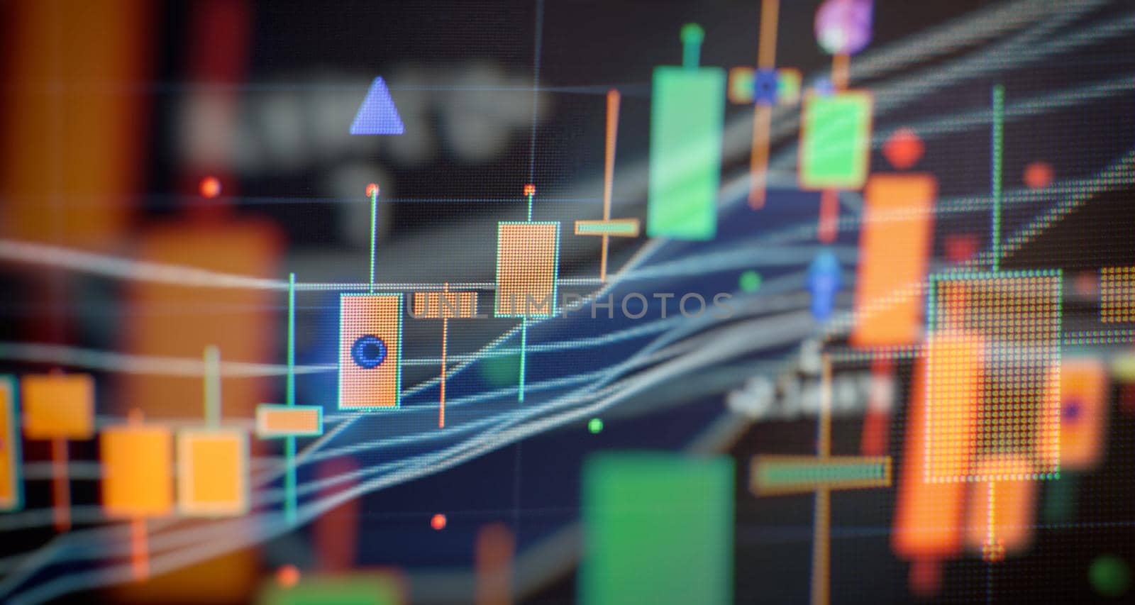 Analyzing financial statistics and analyzing a market data. Data analyzing from charts and graph
