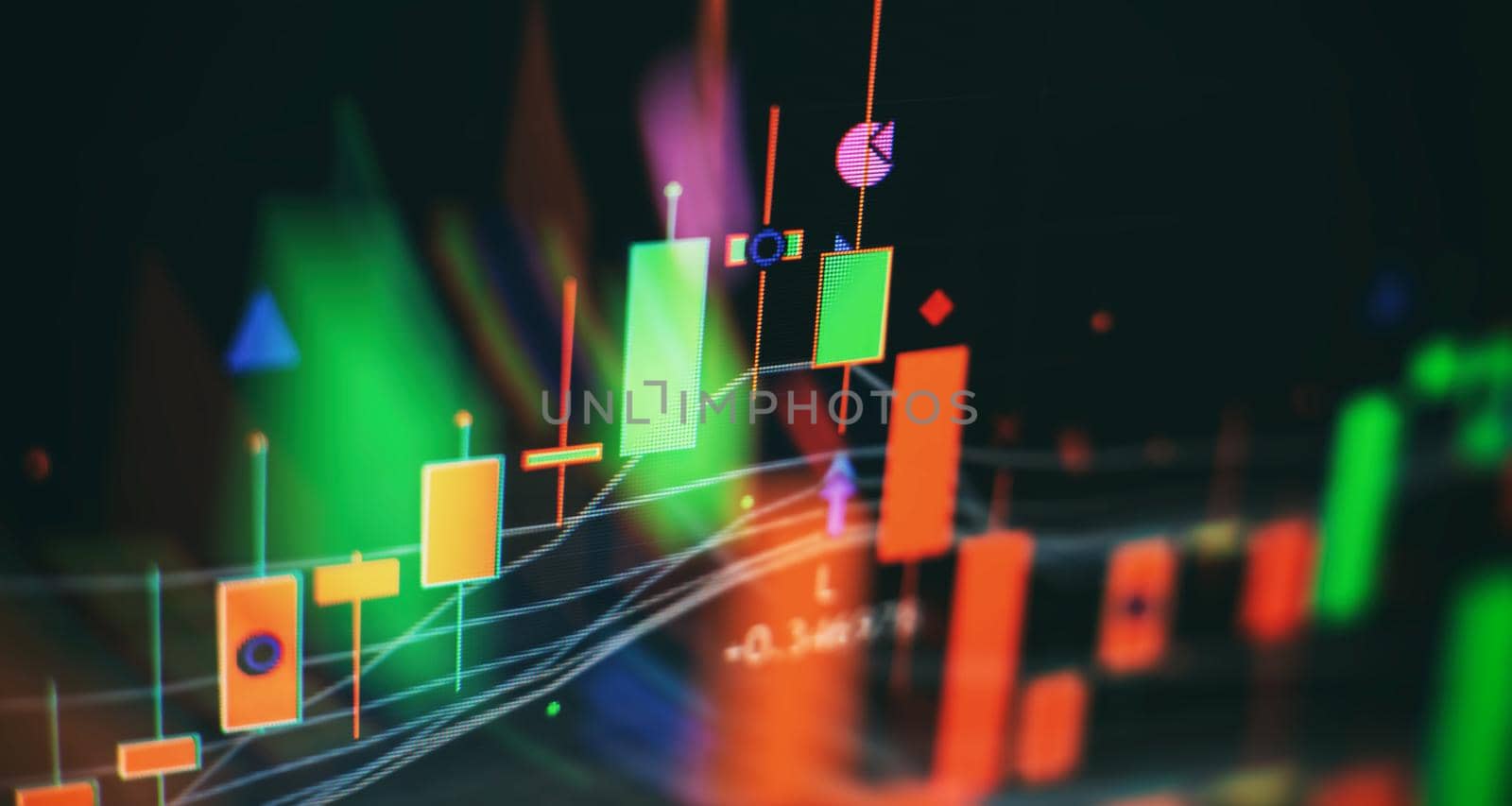 Analyzing financial statistics and analyzing a market data. Data analyzing from charts and graph