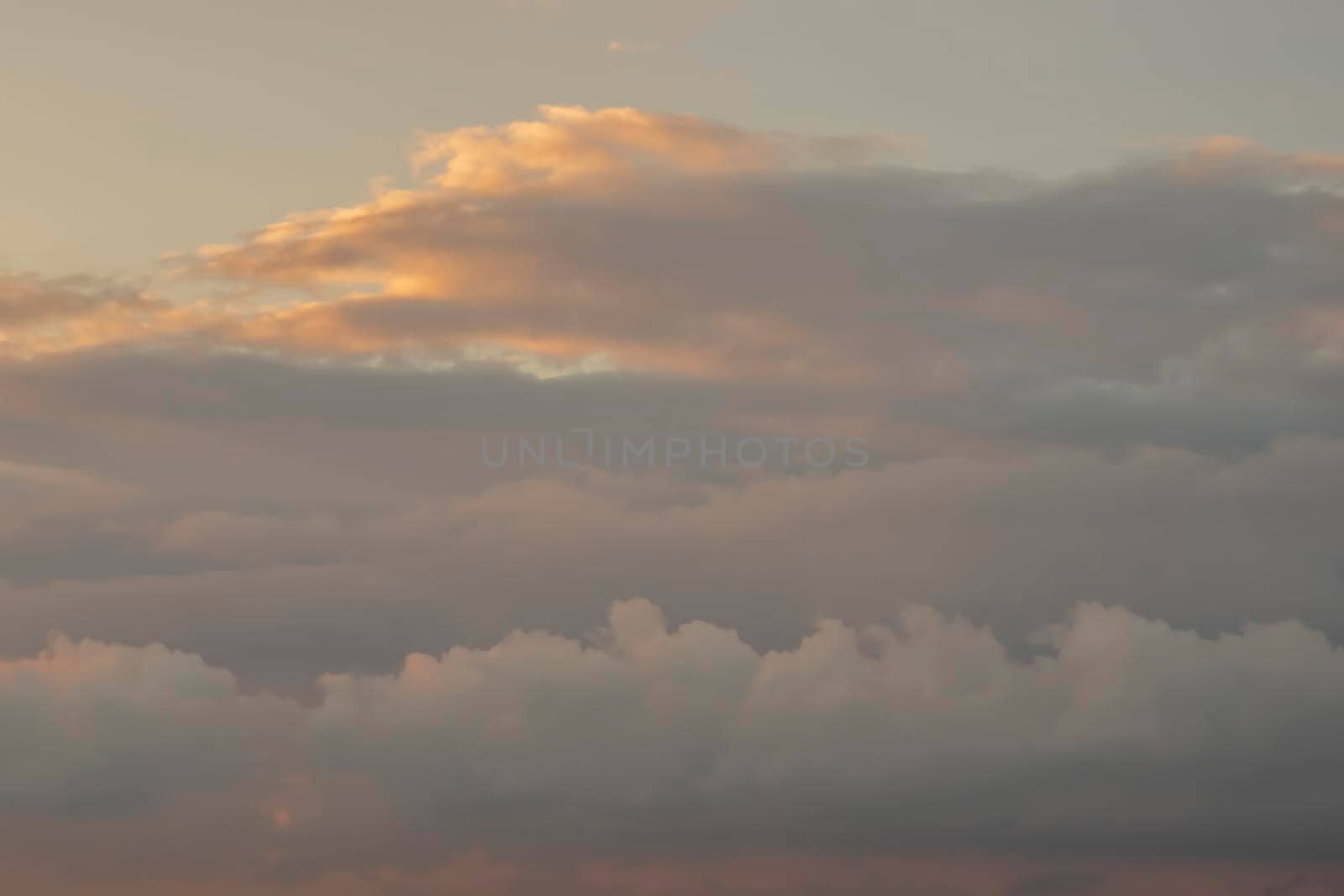 Early morning sky and dramatic clouds.