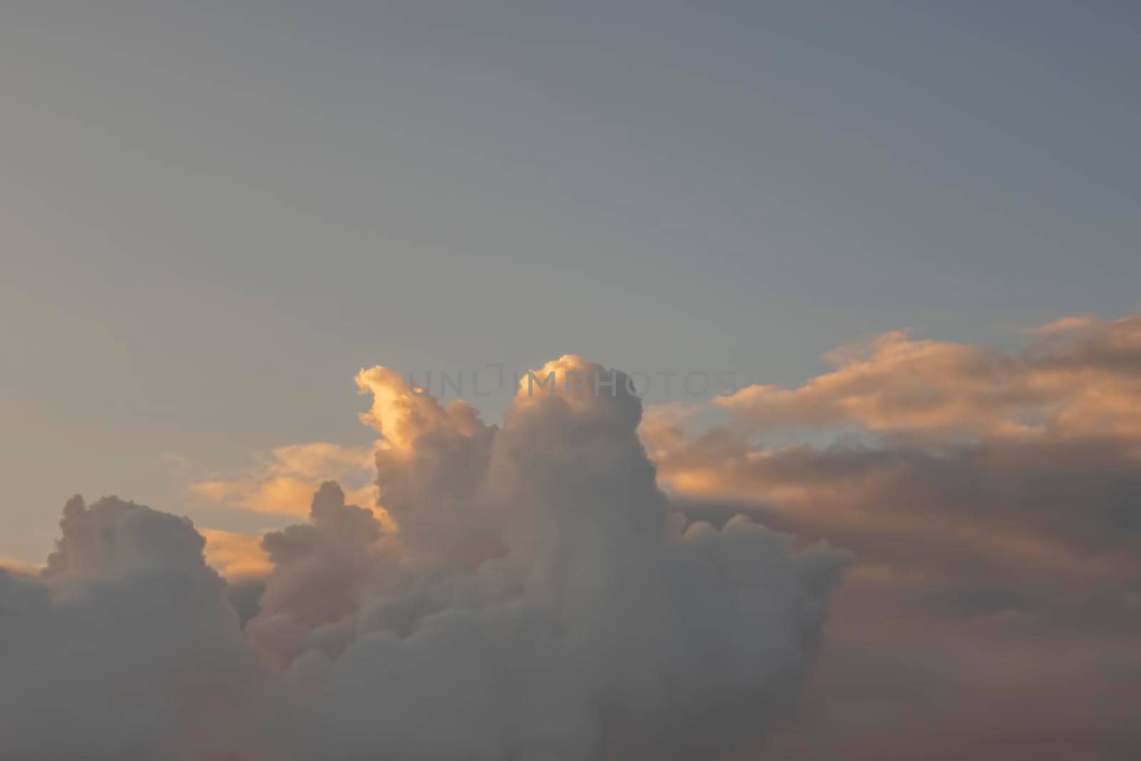 Early morning sky and dramatic clouds.