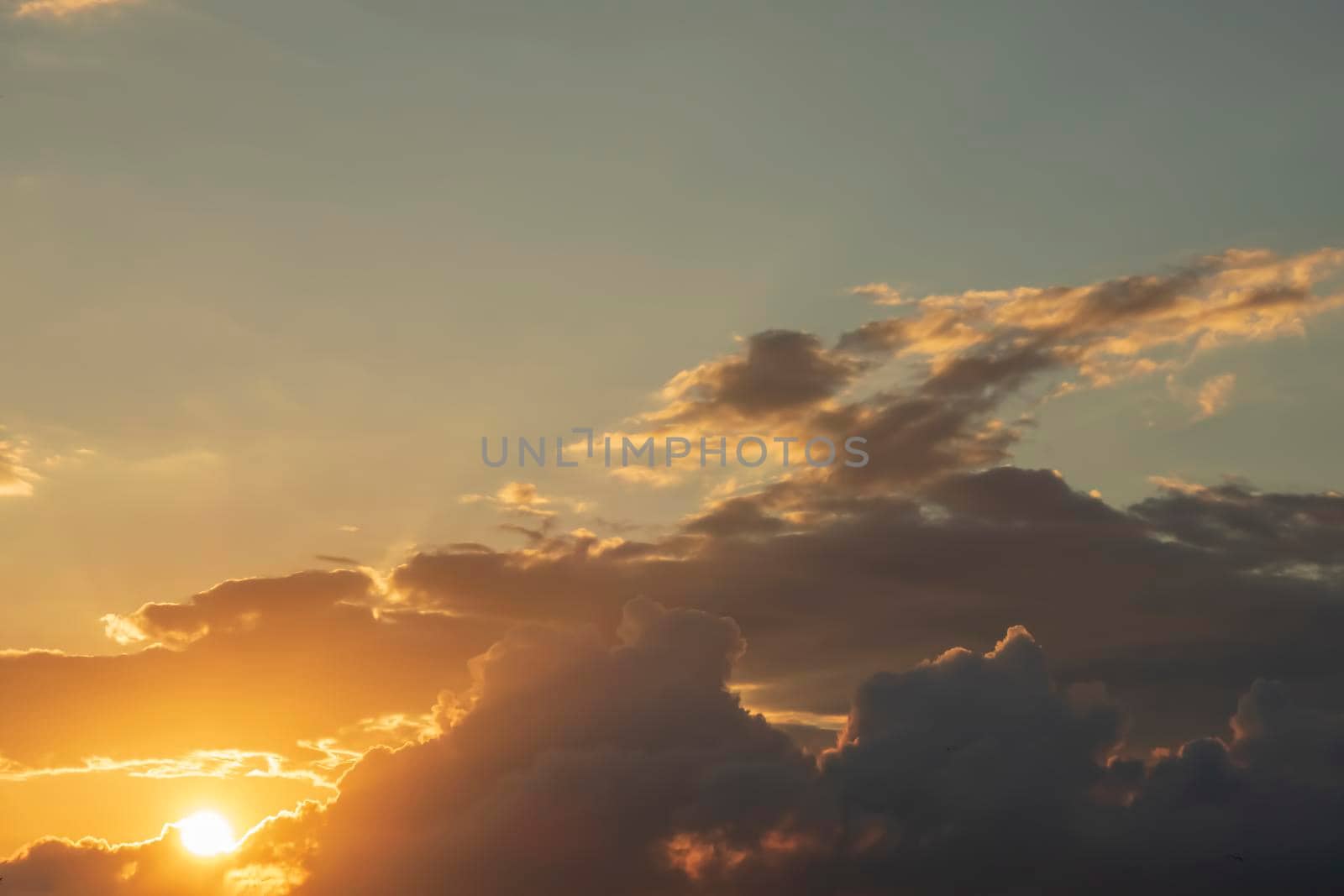 Early morning sky and dramatic clouds. by yilmazsavaskandag