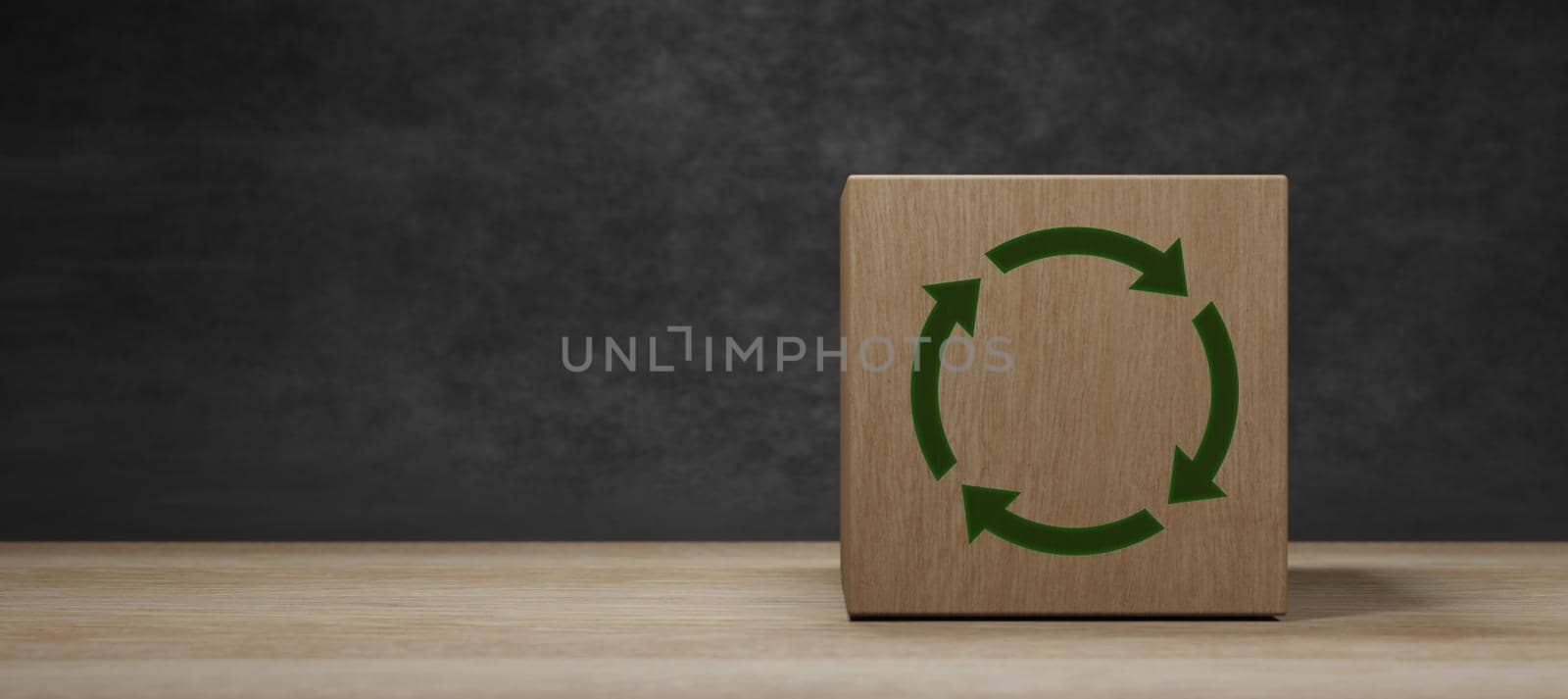 Refresh recycle green 3d Rendering by yay_lmrb