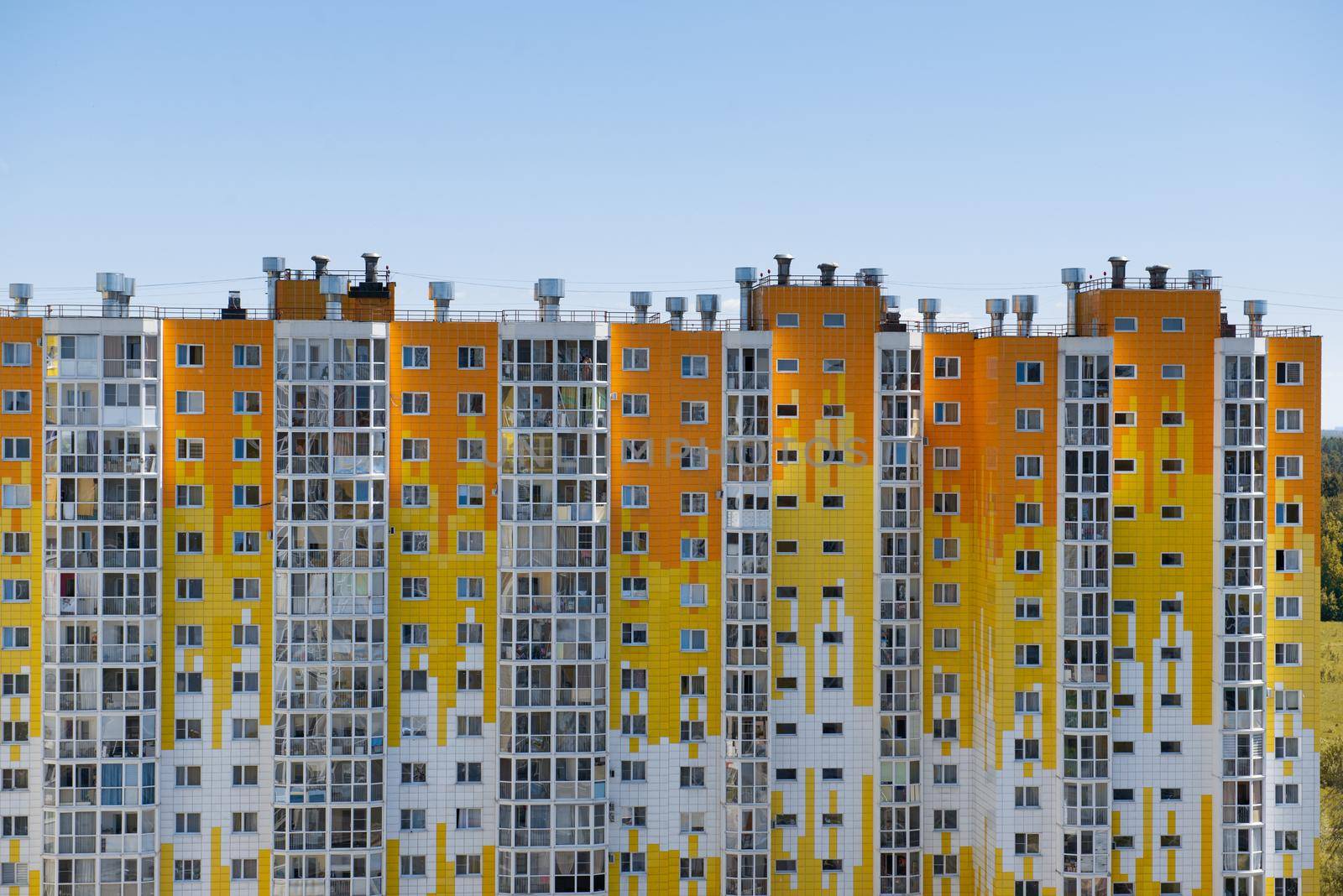 windows in an apartment building by marynkin