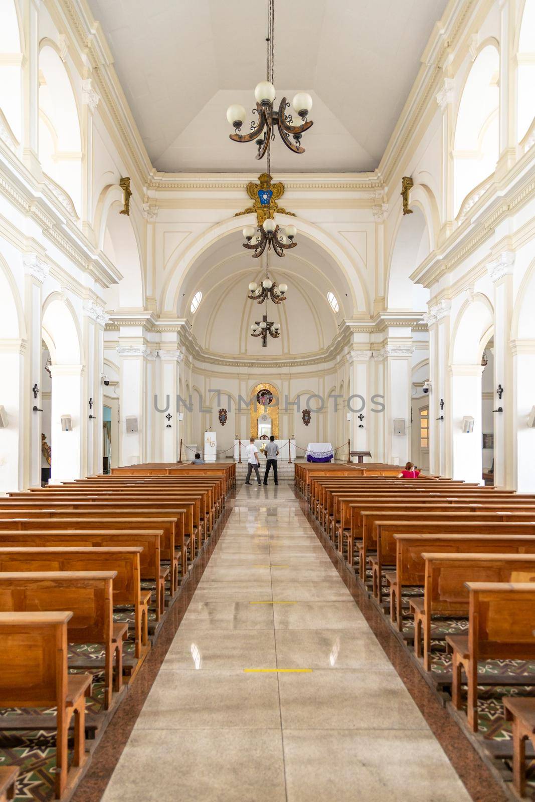 Diamantina, Brazil - March 2. 2022: catedral metropolitana.