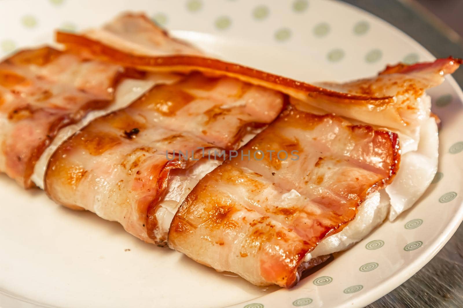 Cod fish wrapped in bacon by Milanchikov