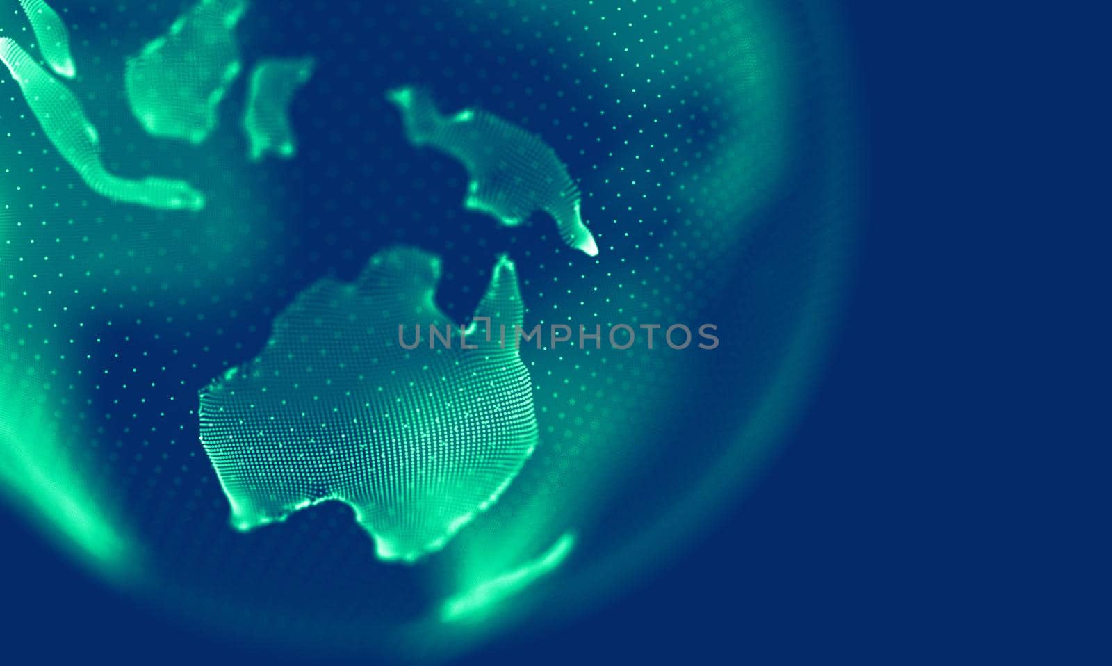Abstract Blue Geometrical Background . Connection structure. Science background. Futuristic Technology HUD Element . onnecting dots and lines . Big data visualization Business .